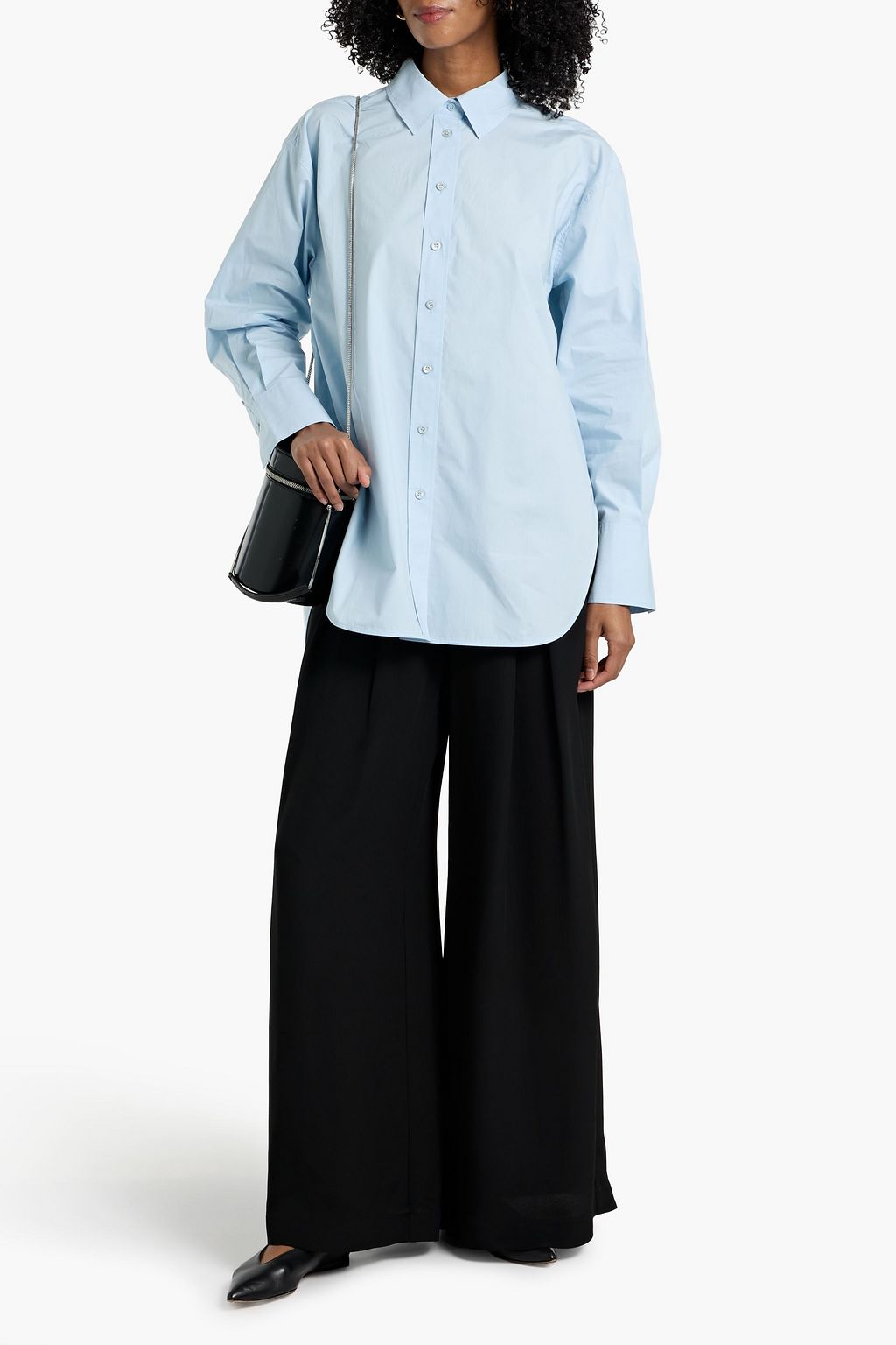 FRAME Cotton-poplin shirt