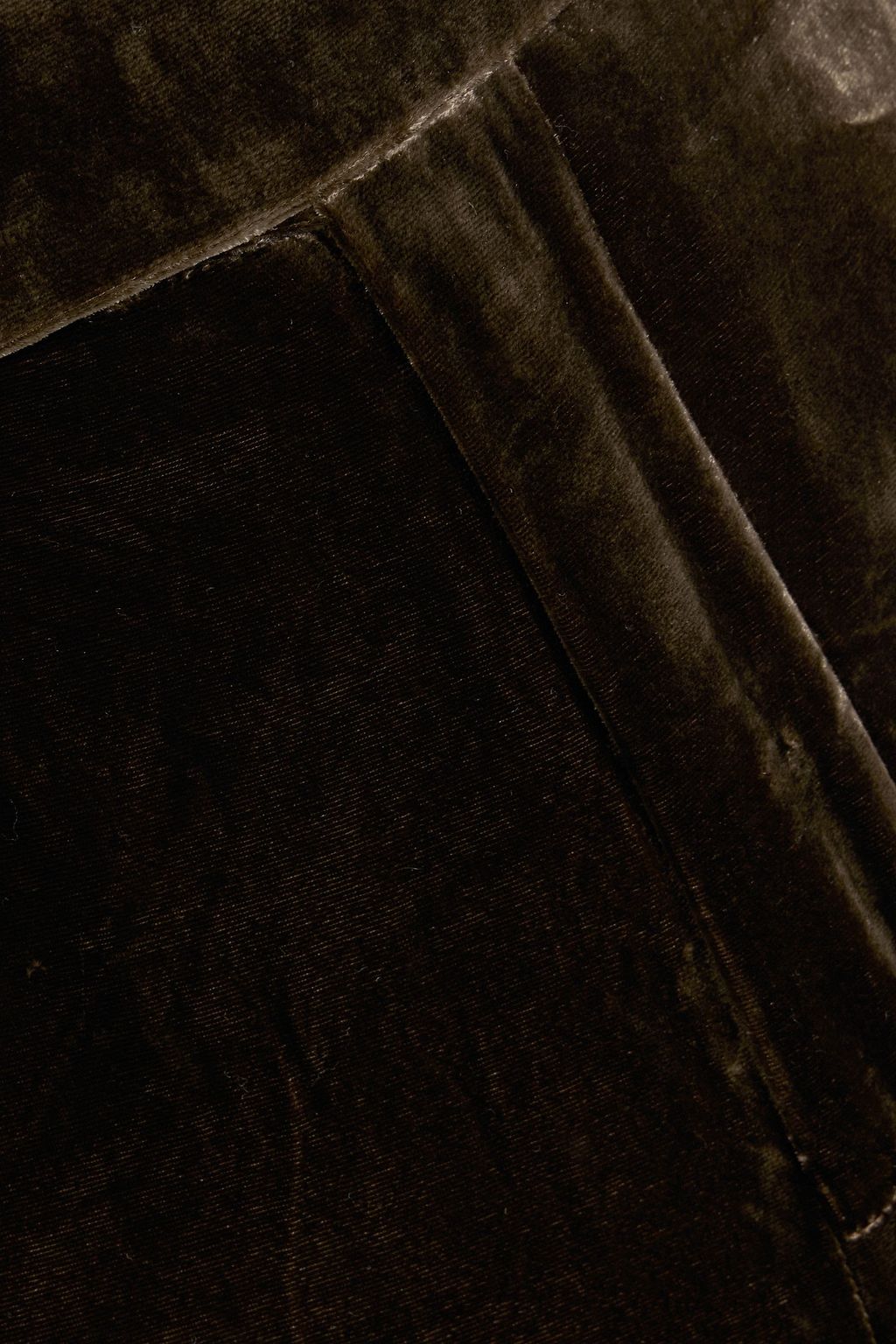 FRAME Cropped velvet flared pants