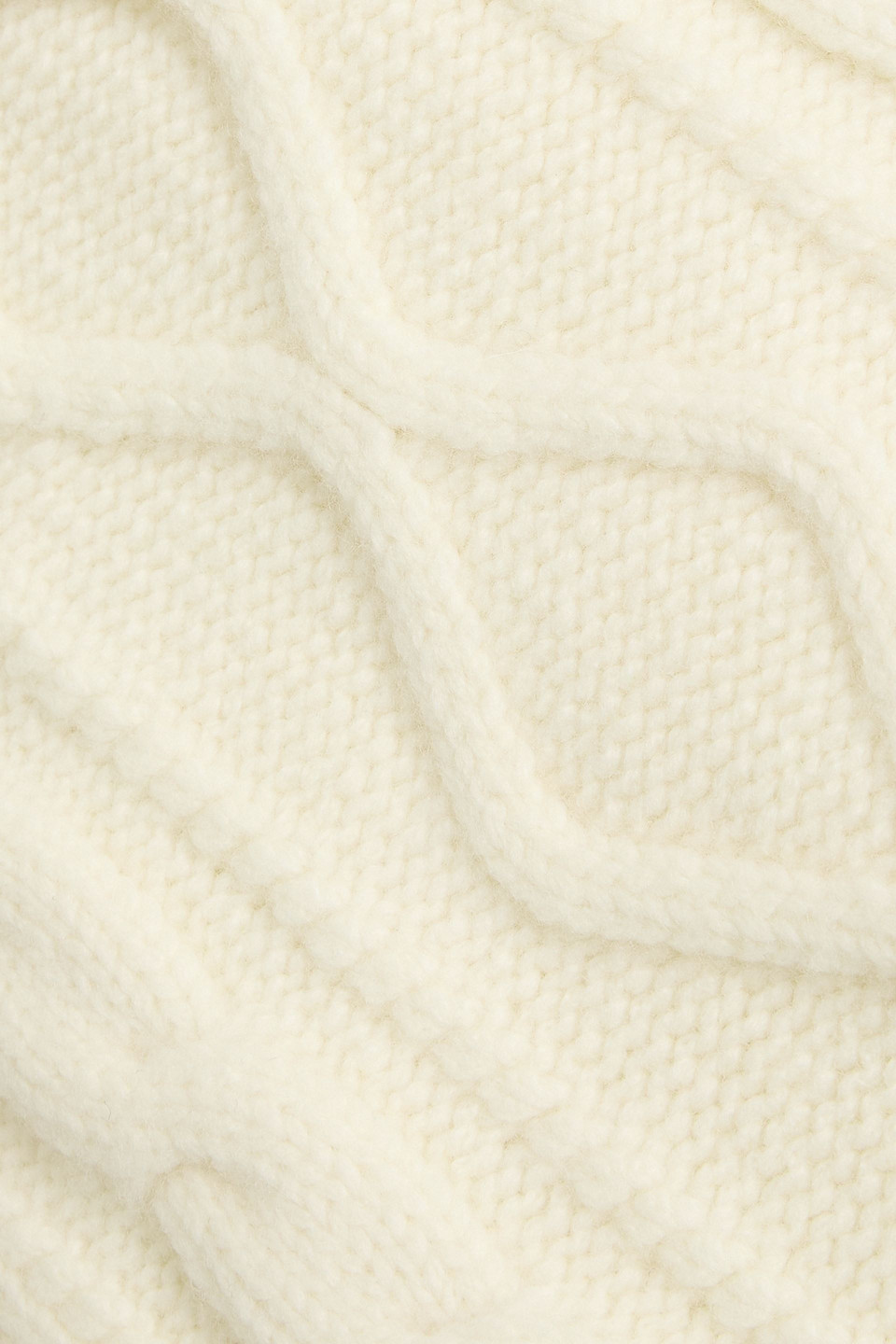 Frame Cable-knit Merino Wool Cardigan In Multi