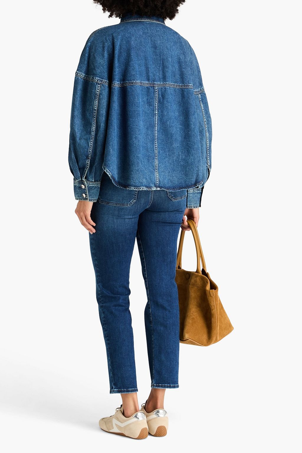 FRAME The Utility high-rise straight-leg jeans