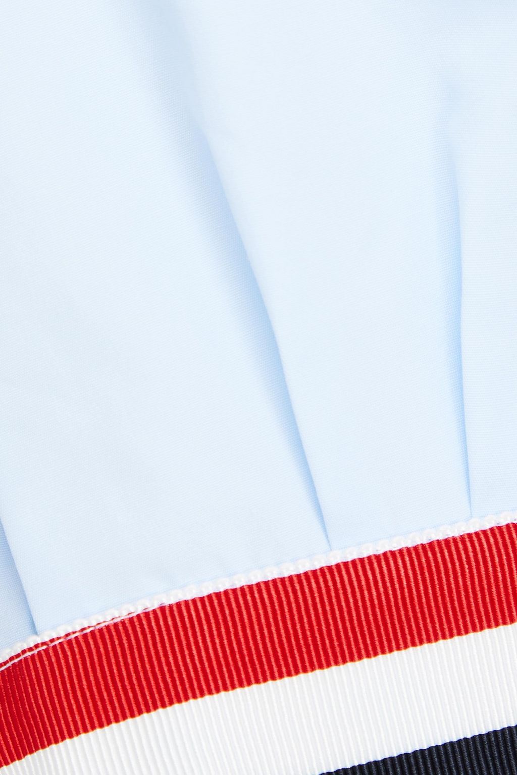 THOM BROWNE قميص من قطن بوبلين بتصميم مخطط