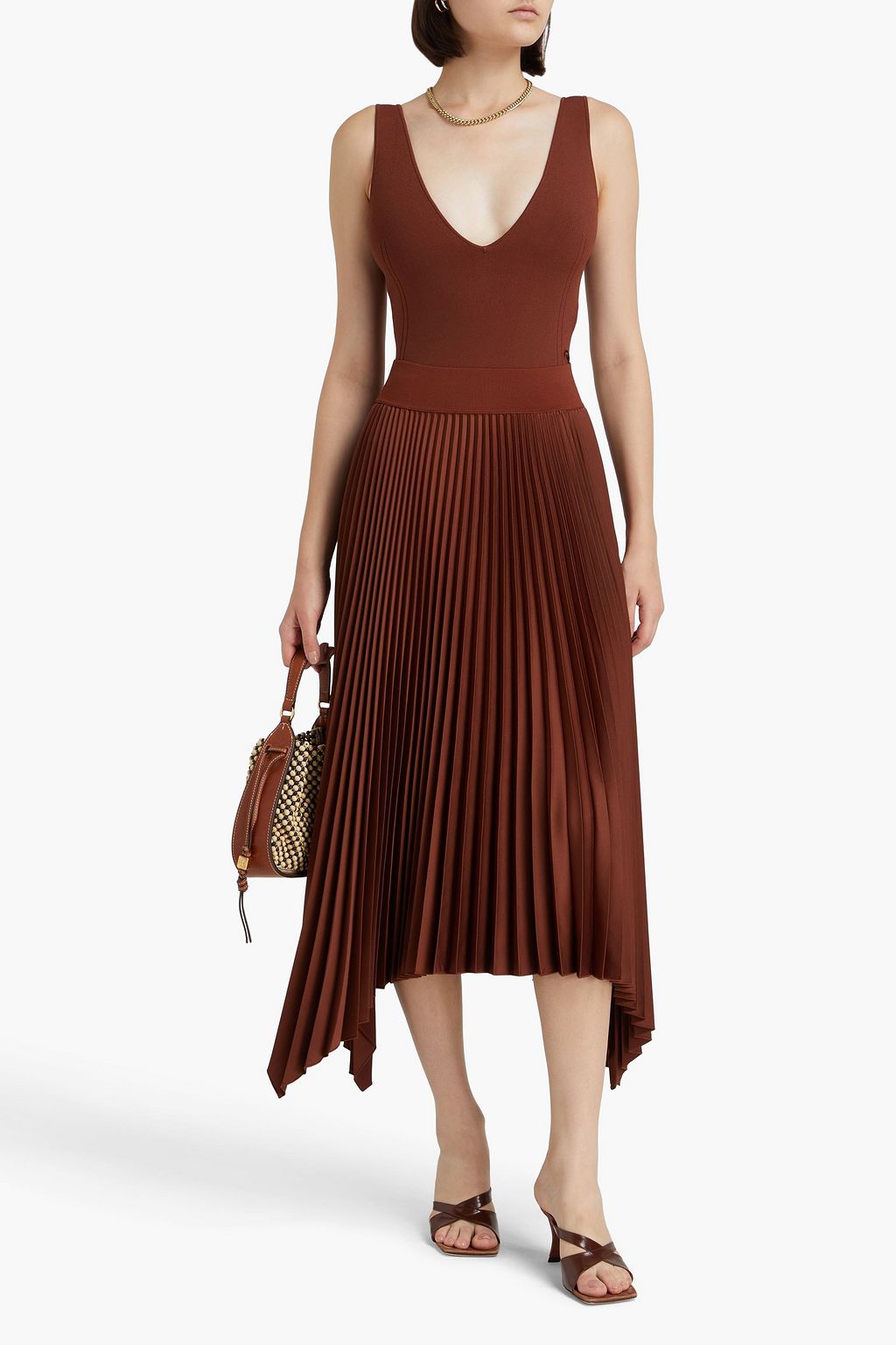 VB BODY VICTORIA BECKHAM Stretch-knit bodysuit