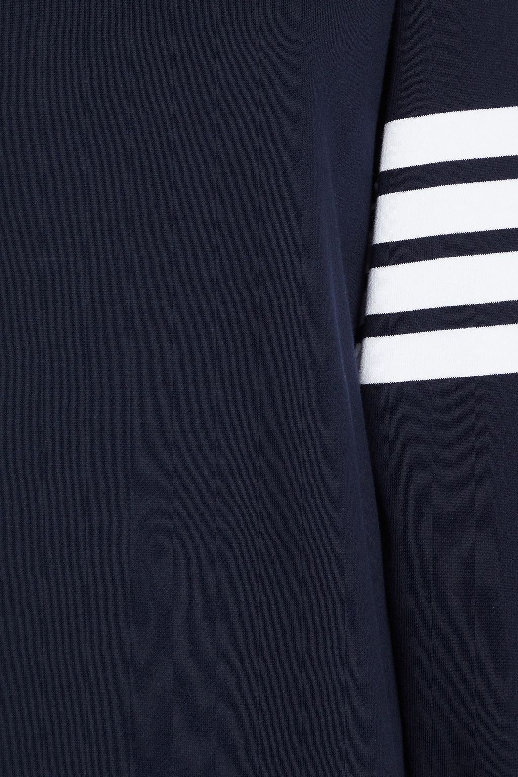 THOM BROWNE Striped French cotton-terry dress