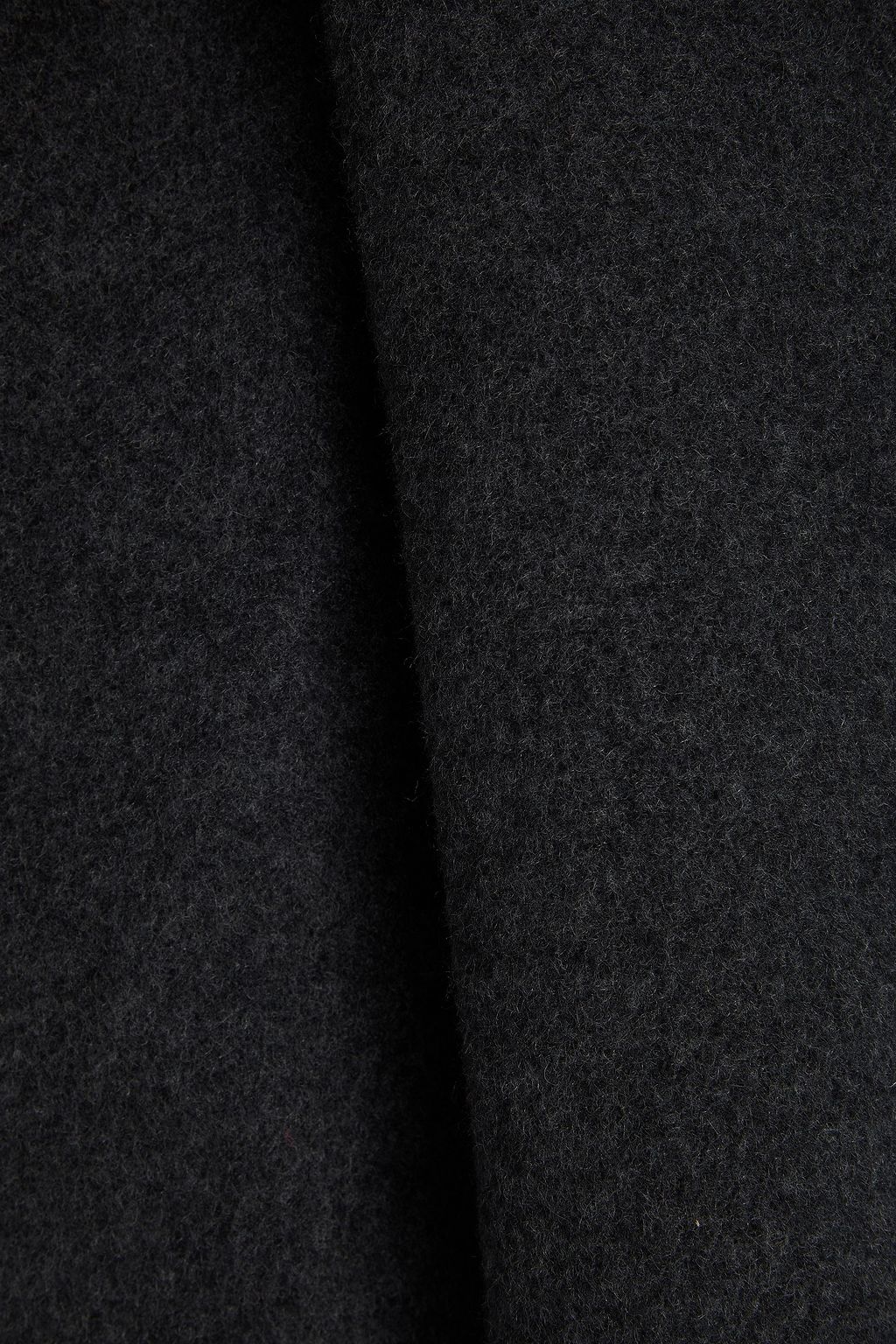 BRUNELLO CUCINELLI Fringed wool and cashmere-blend felt hooded poncho