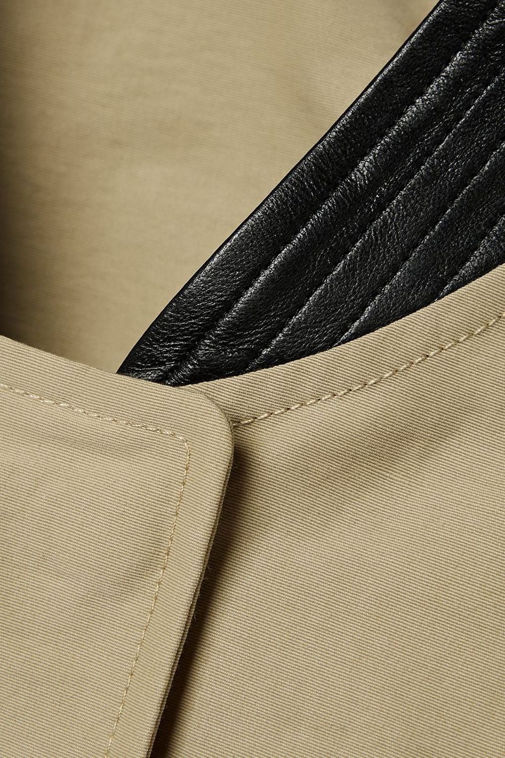 HELMUT LANG Leather-trimmed cotton-blend bomber jacket