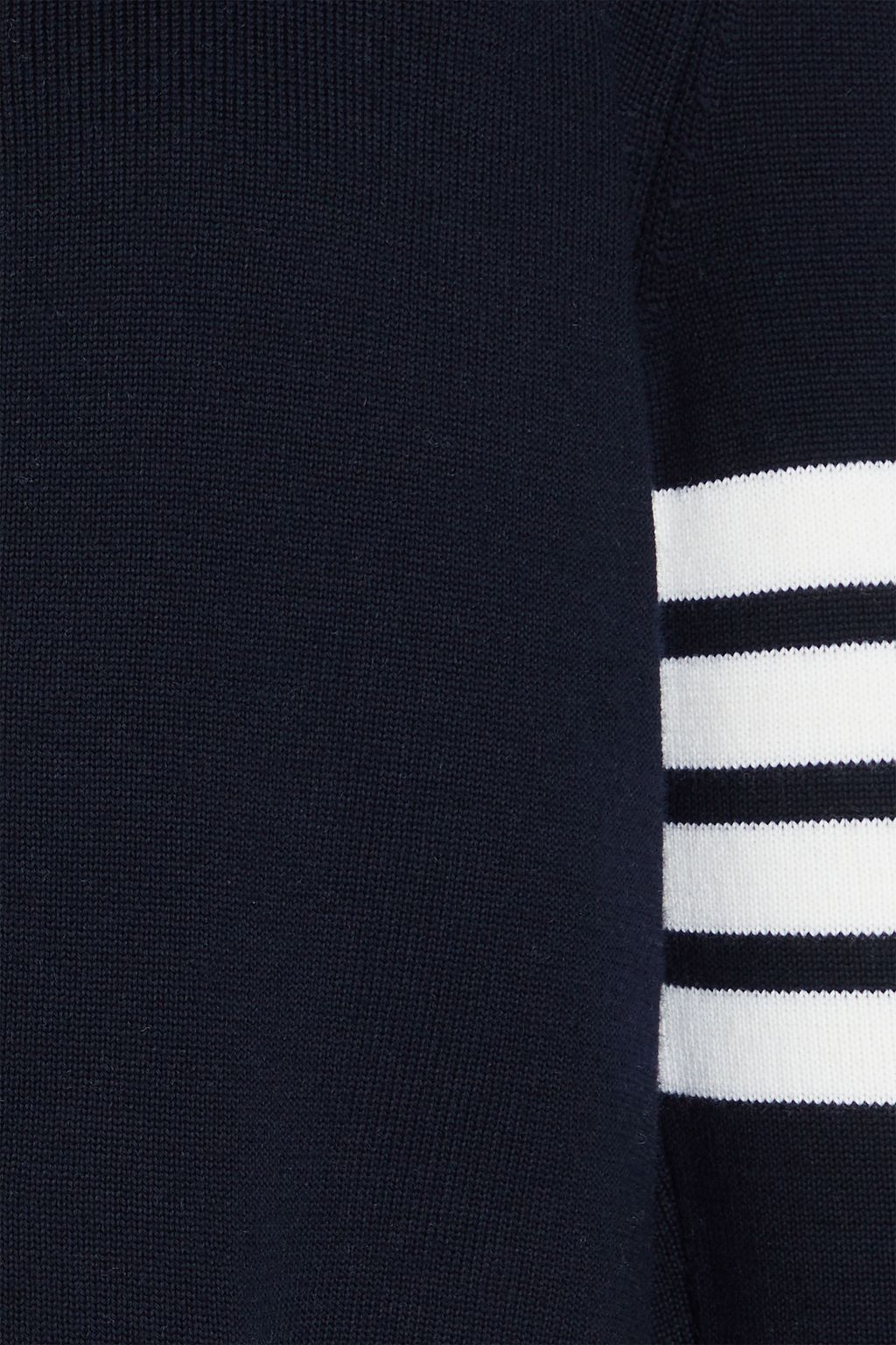THOM BROWNE كارديغان مخطط من مزيج الصوف