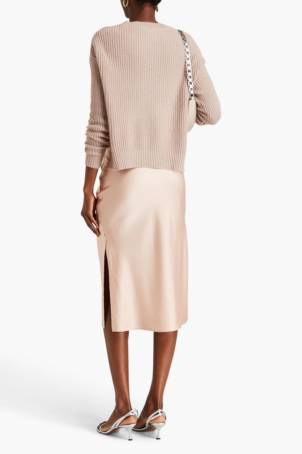 AUTUMN CASHMERE 리브 캐시미어 스웨터