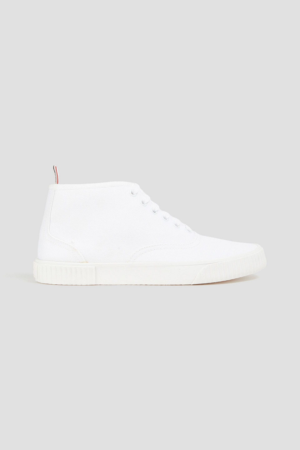 Thom Browne Heritage Canvas Trainers In White