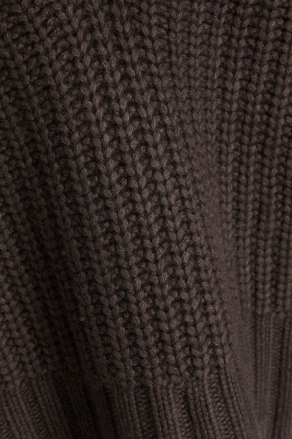 AUTUMN CASHMERE كنزة رياضية بحبكة مضلّعة وتصميم فضفاض
