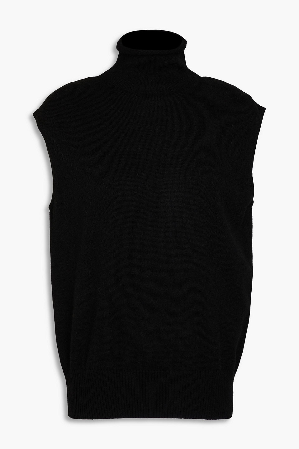 Autumn Cashmere Cashmere Turtleneck Top In Black
