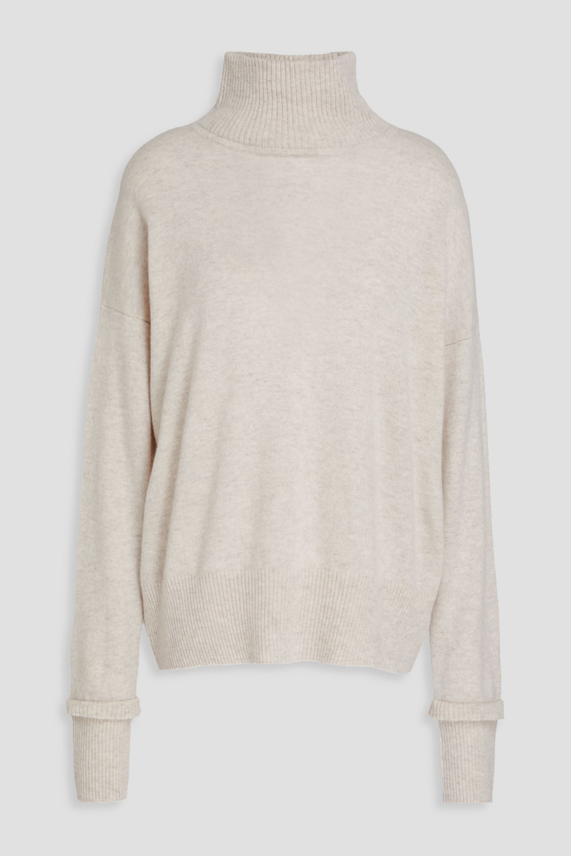 Autumn Cashmere Mélange cashmere turtleneck sweater