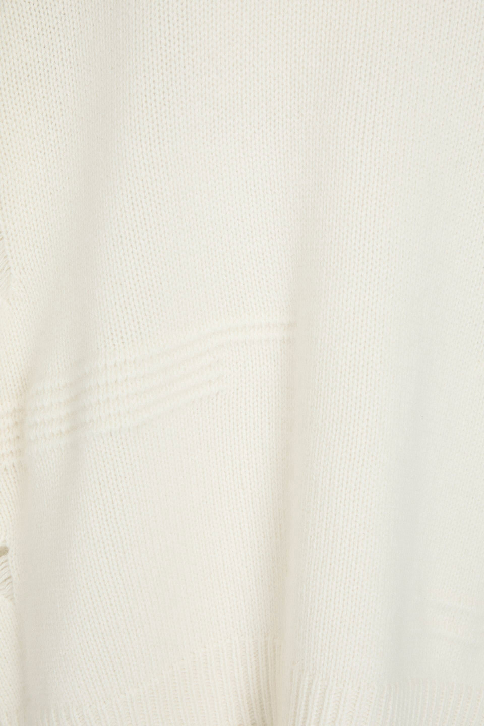 Shop Autumn Cashmere Distressed Cashmere Sweater In Ivory