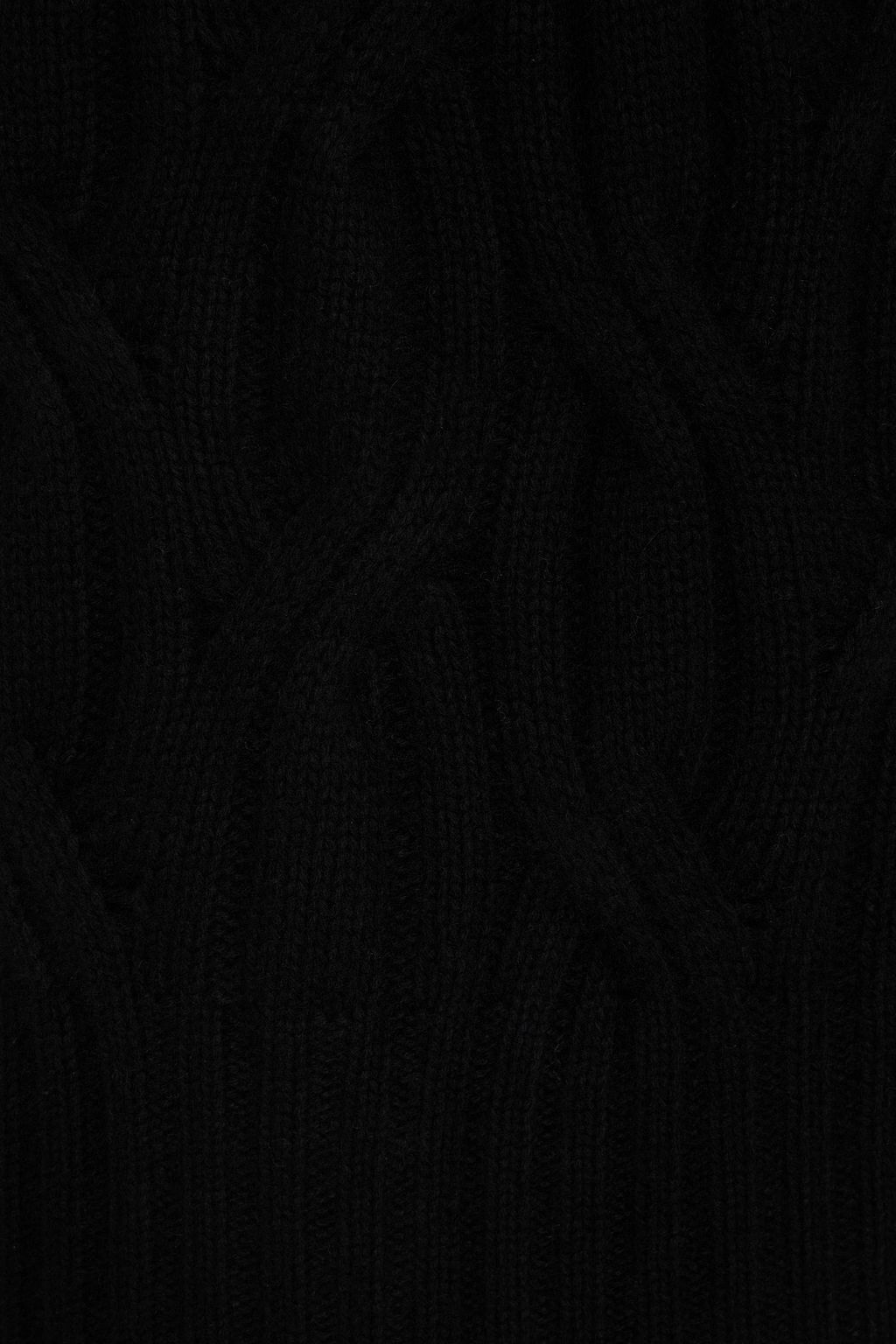 AUTUMN CASHMERE فيست بياقة عالية بحبكة مجدولة