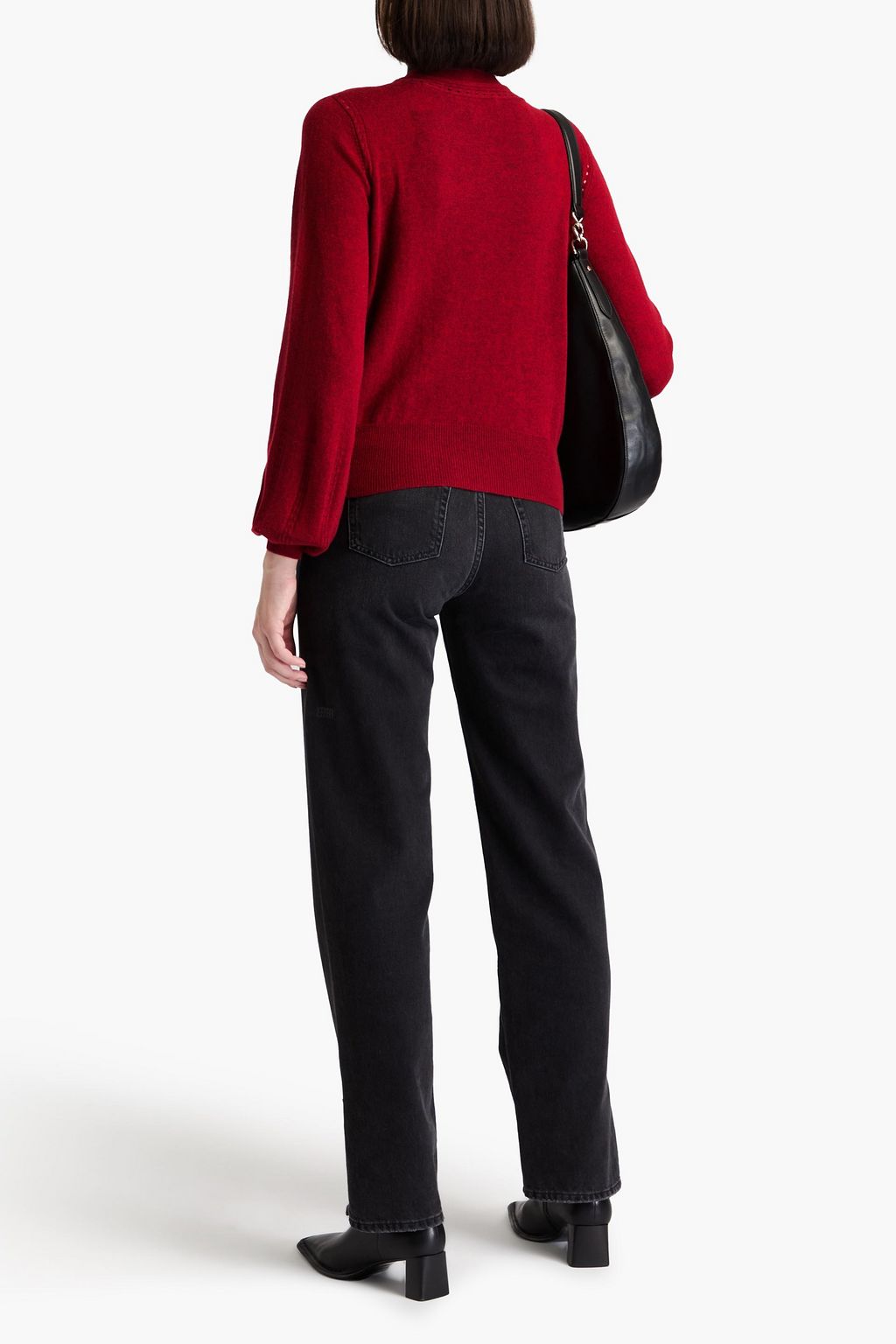 AUTUMN CASHMERE كارديغان من الكشمير بنمط ميلانج