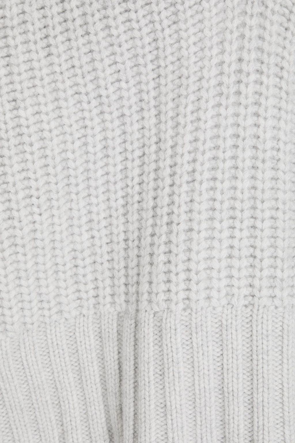 AUTUMN CASHMERE كنزة رياضية بحبكة مضلّعة وتصميم فضفاض