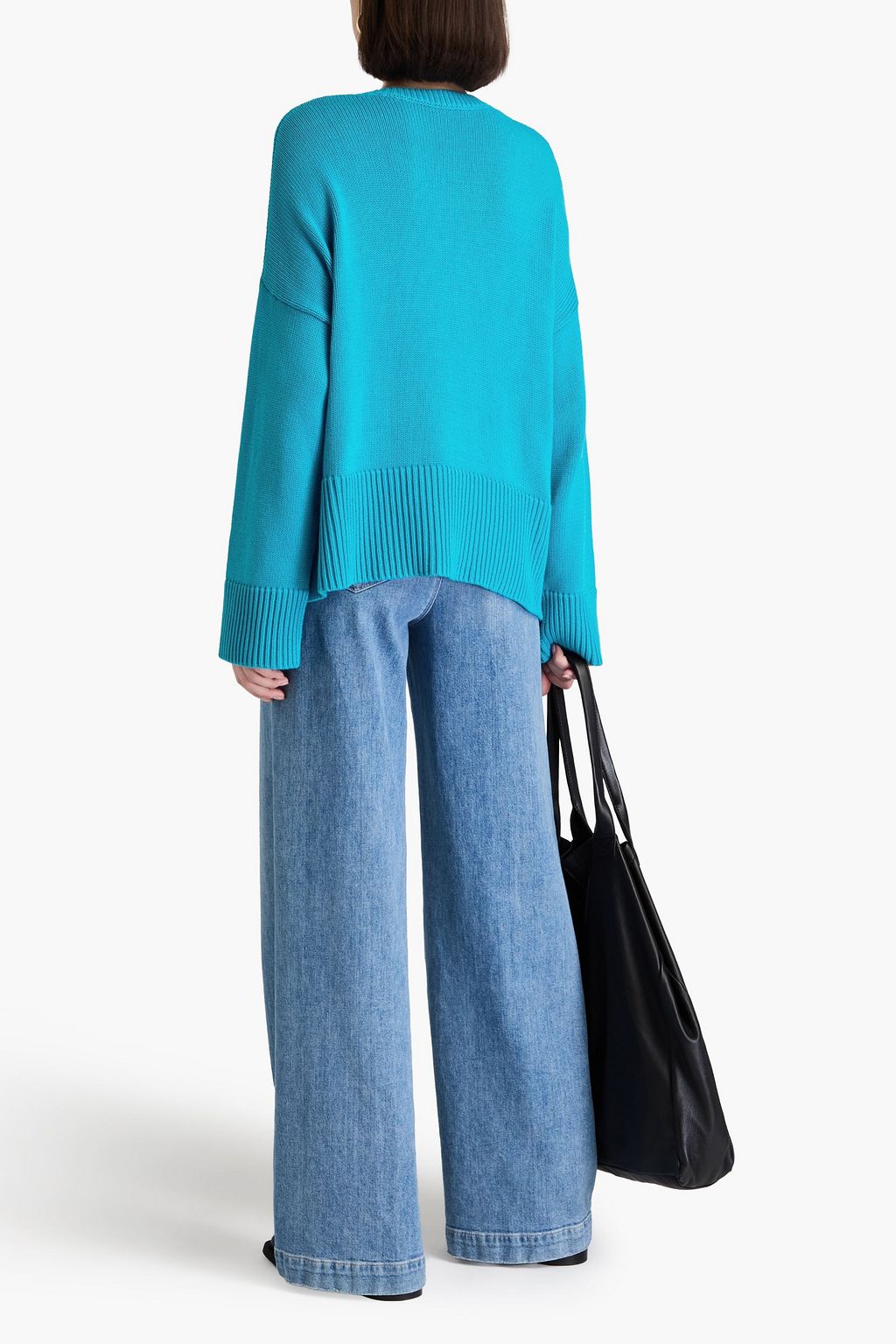 COTTON BY AUTUMN CASHMERE كنزة رياضية من القطن