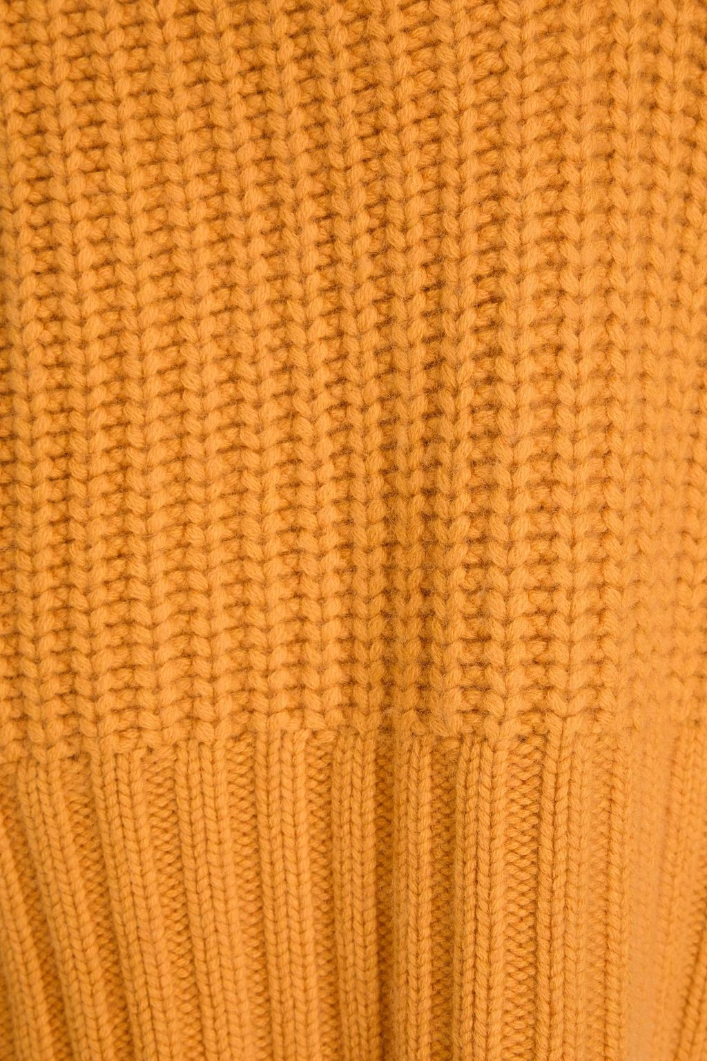 AUTUMN CASHMERE كنزة رياضية بحبكة مضلّعة وتصميم فضفاض