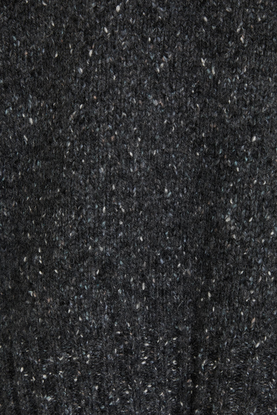 Shop Autumn Cashmere Whipstitched Donegal Cashmere Sweater In Dark Gray