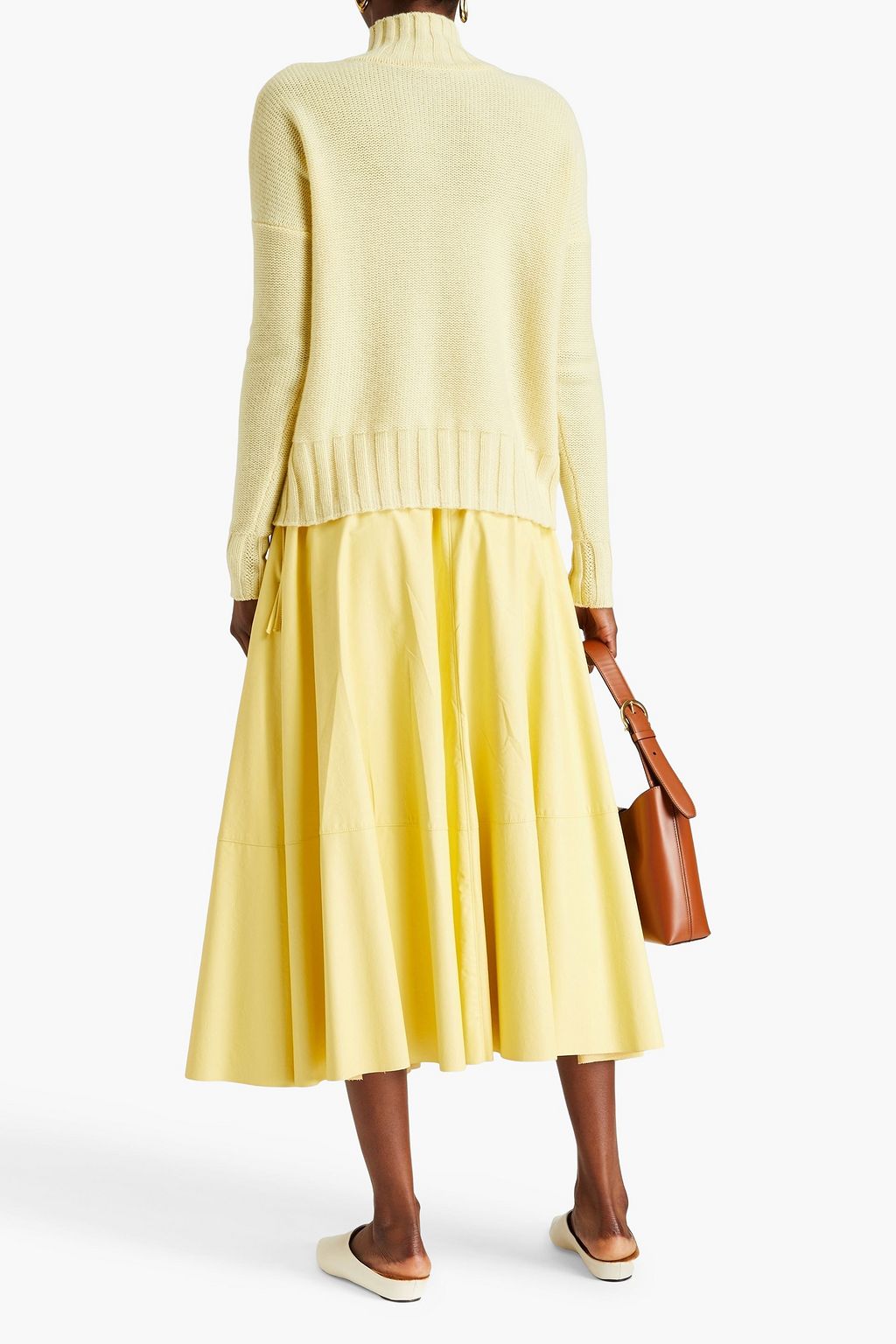 AUTUMN CASHMERE Donegal cashmere turtleneck sweater