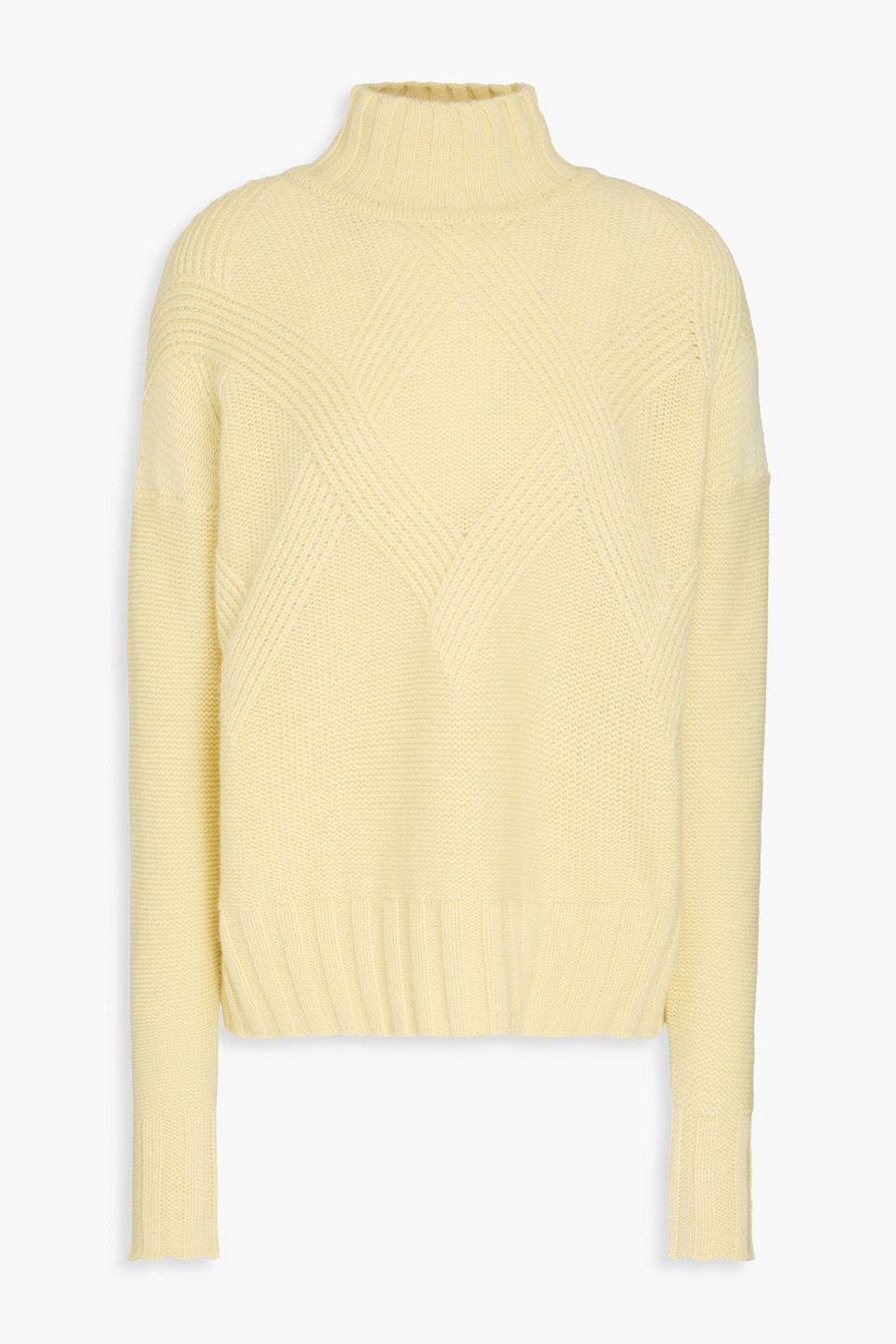 Autumn Cashmere Cashmere Turtleneck Sweater In Pastel Yellow