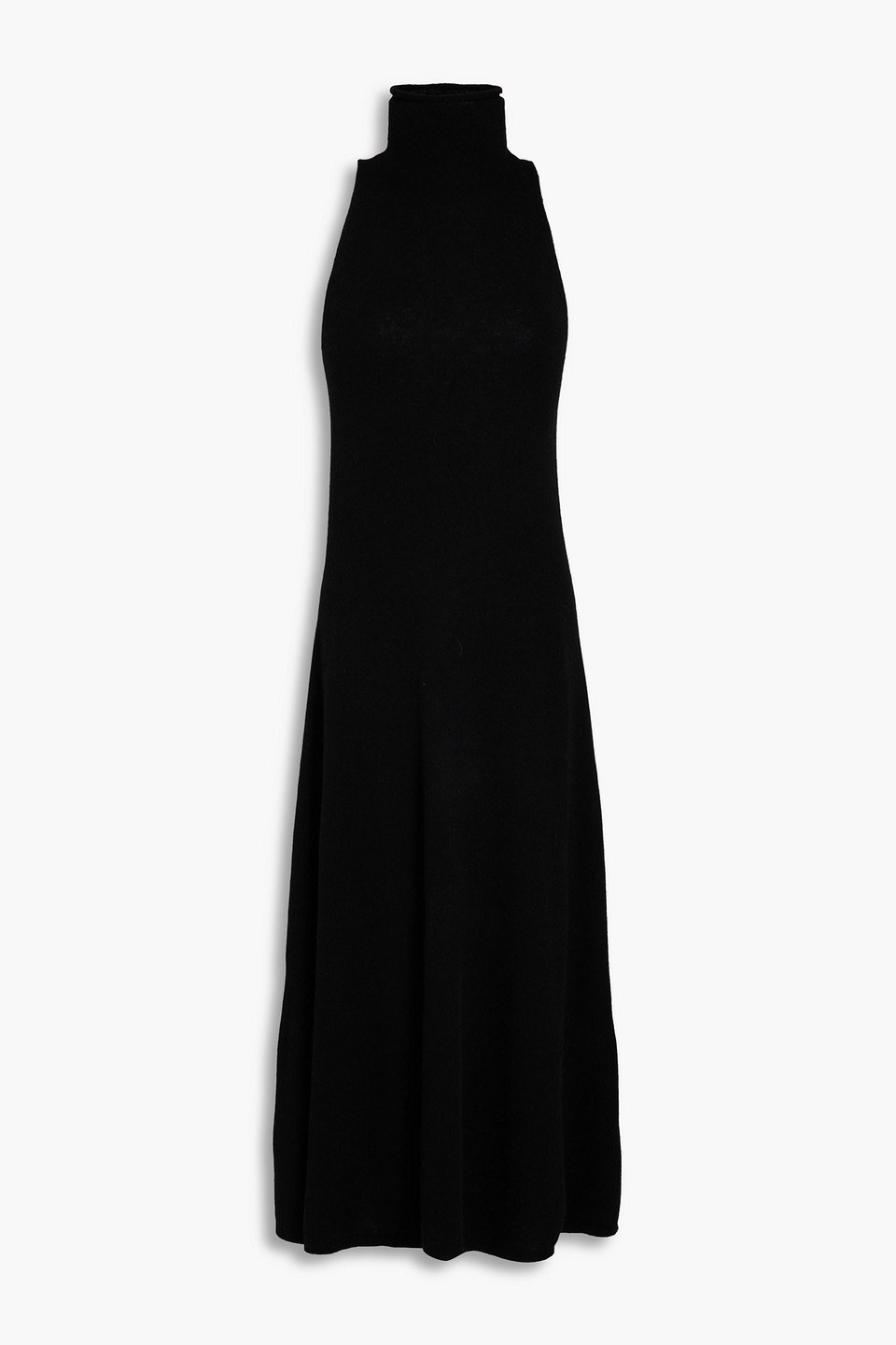 Autumn Cashmere Cashmere Midi Dress In Black