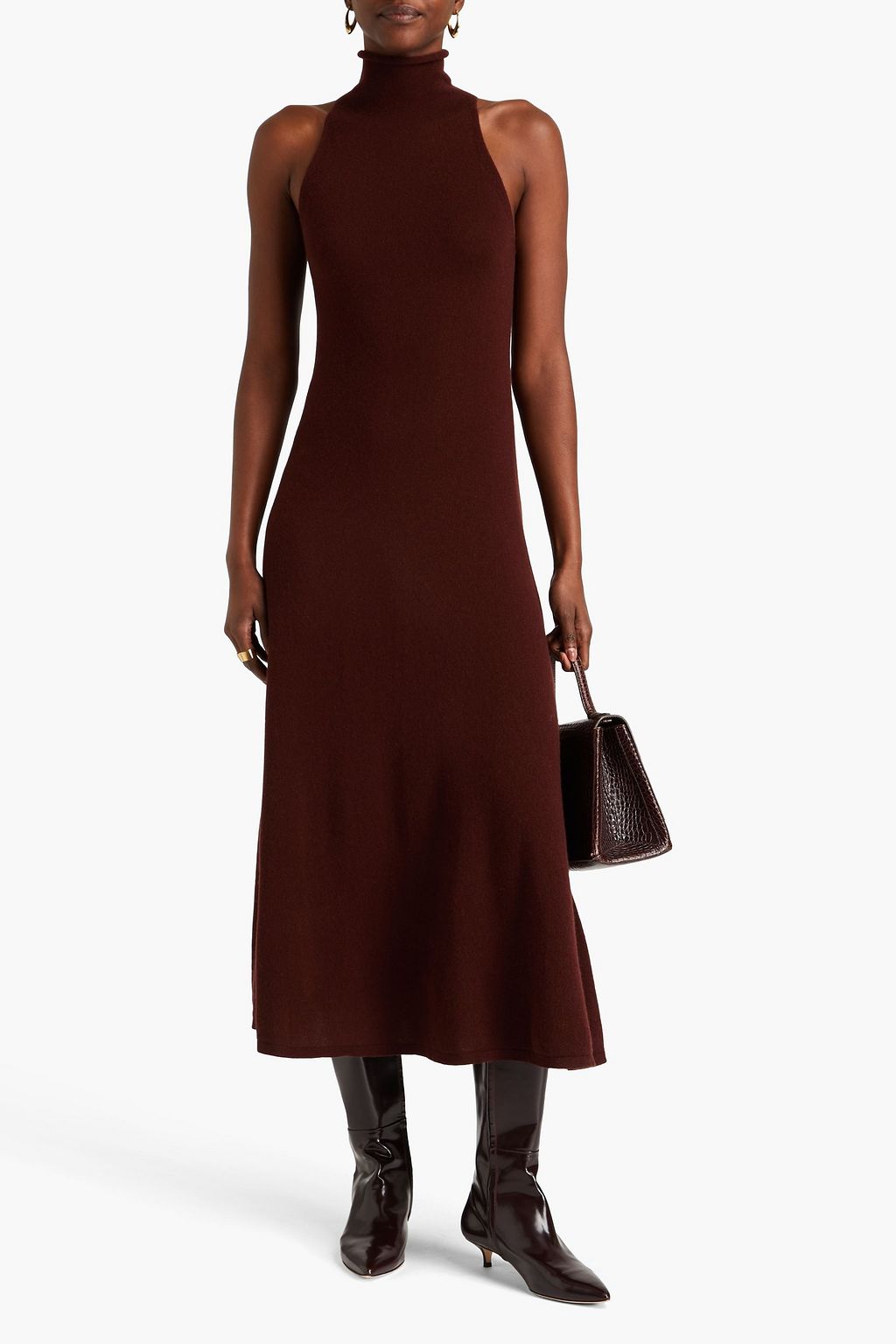 AUTUMN CASHMERE فستان متوسط الطول من الكشمير
