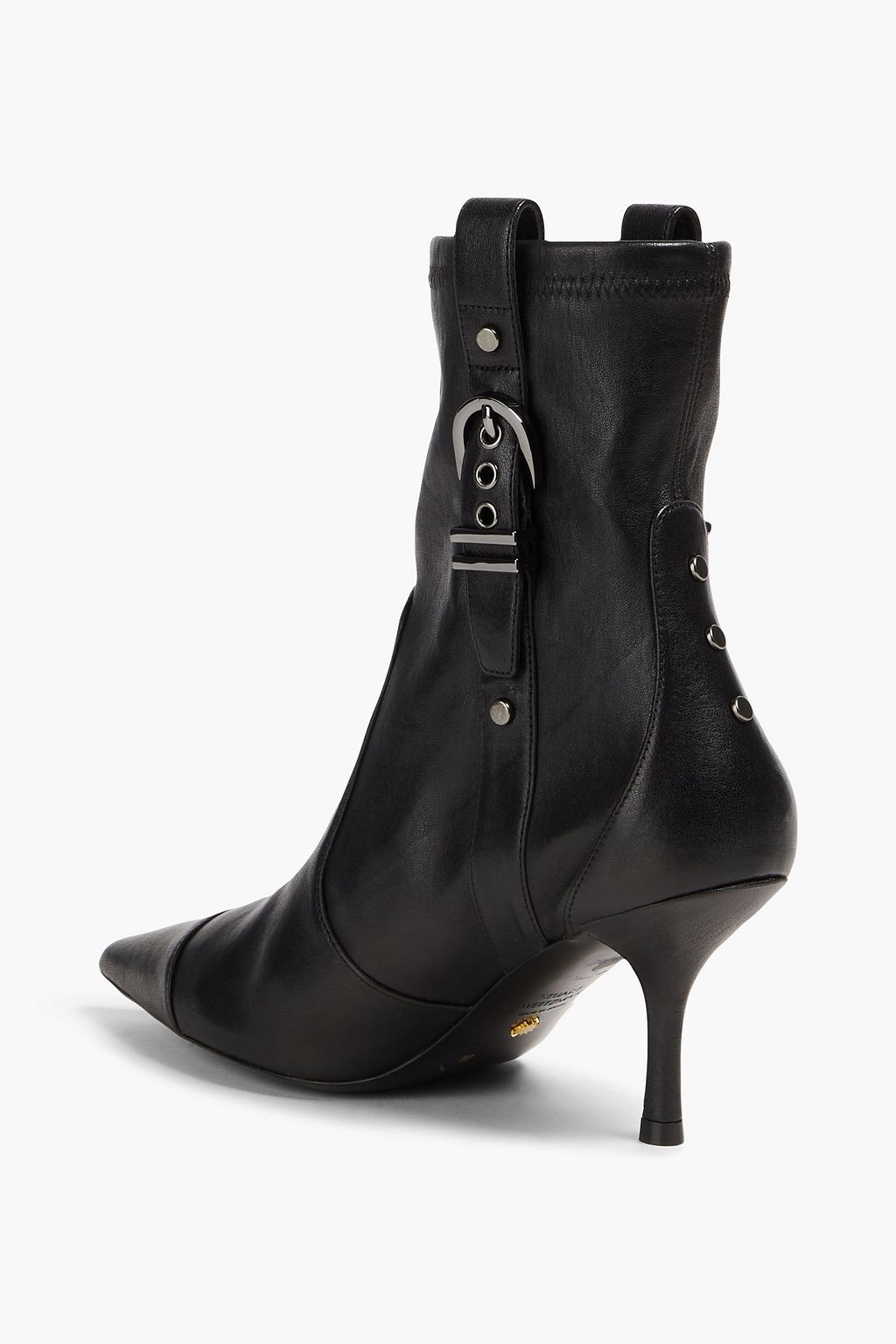 STUART WEITZMAN بوت "مافيريك 75" بطول الكاحل مصنوع من الجلد ومزركش