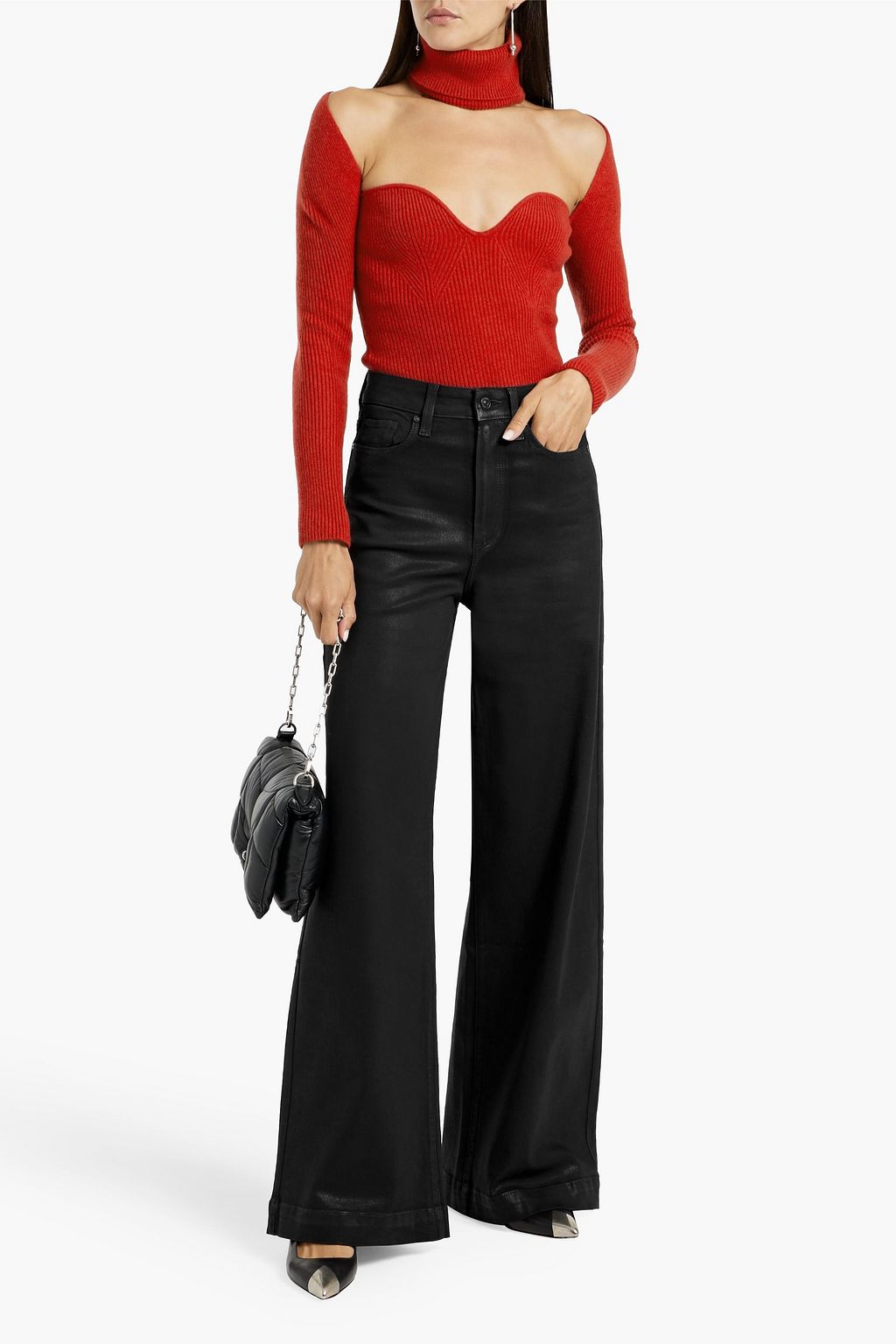 PAIGE Harper high-rise wide-leg jeans