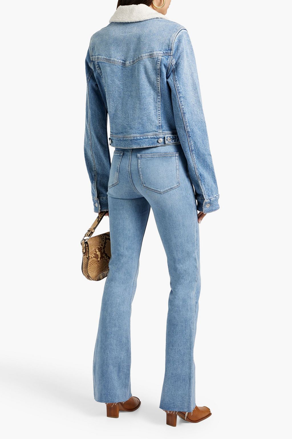 PAIGE Laurel Canyon high-rise flared jeans