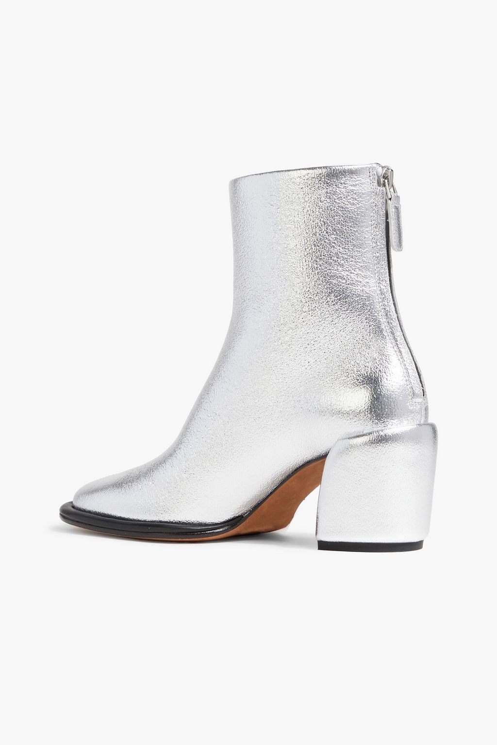 3.1 PHILLIP LIM Naomi metallic textured-leather ankle boots