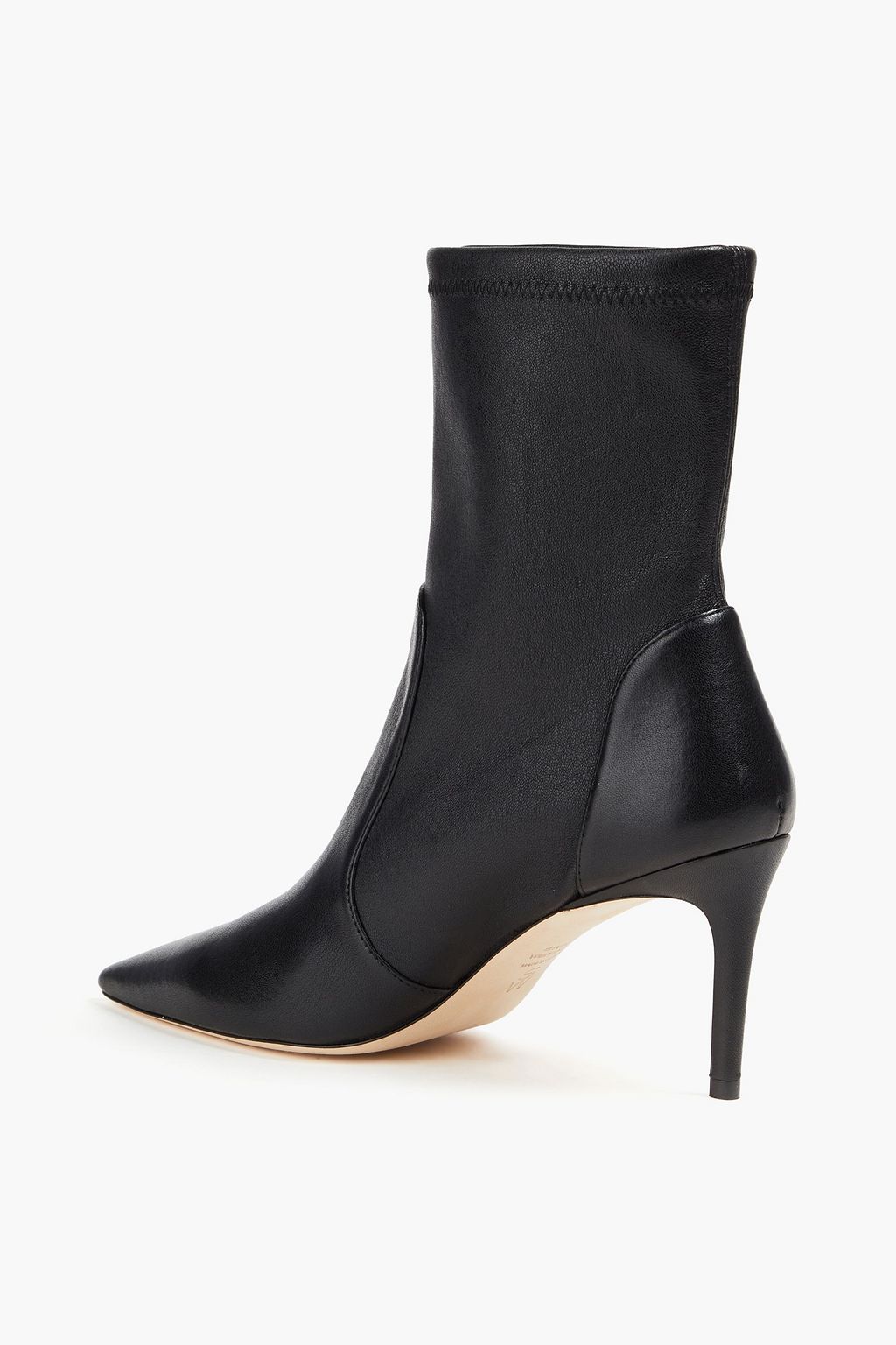 STUART WEITZMAN جزمة "ستيوارت 75" على شكل جوارب من الجلد