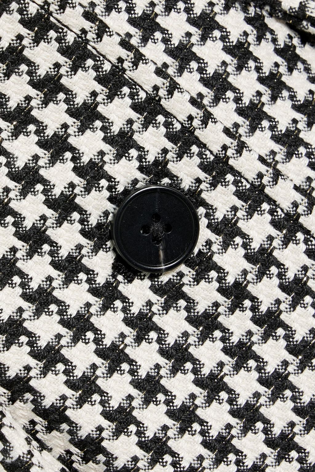 PAIGE Skyler metallic houndstooth tweed jacket