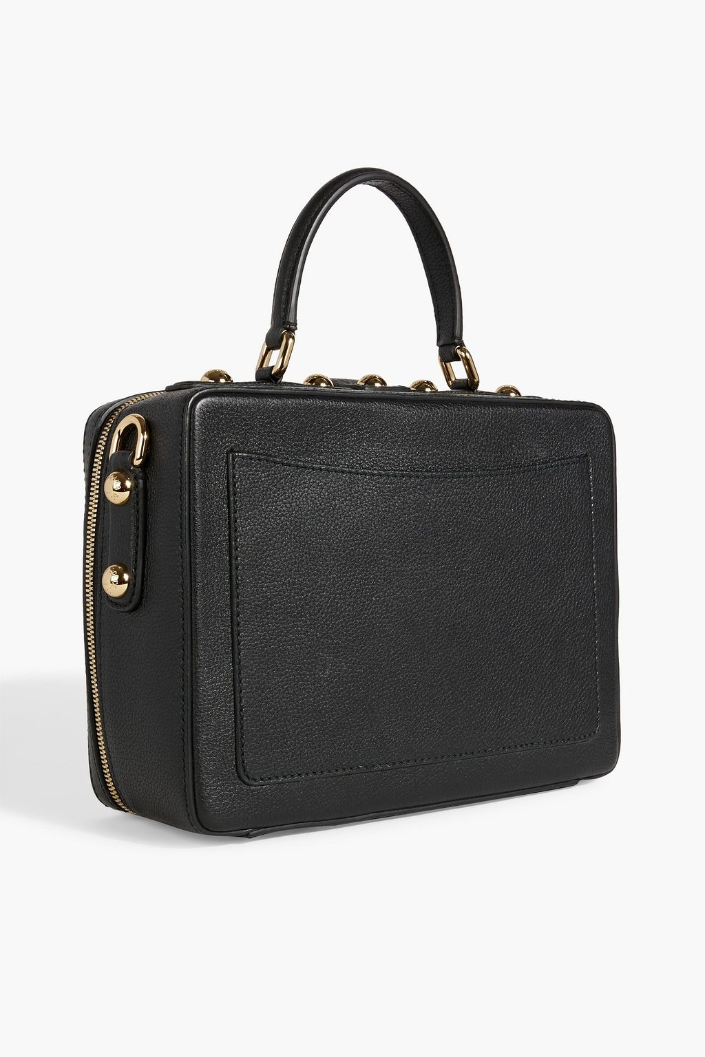 DOLCE&GABBANA Embellished pebbled-leather tote