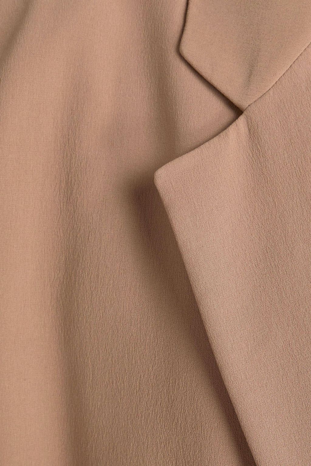 SAINT LAURENT Double-breasted silk-crepe blazer