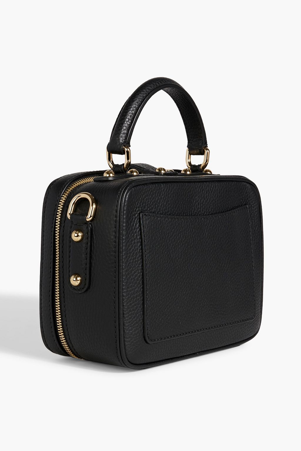DOLCE&GABBANA Treasure Box pebbled-leather cross-body bag