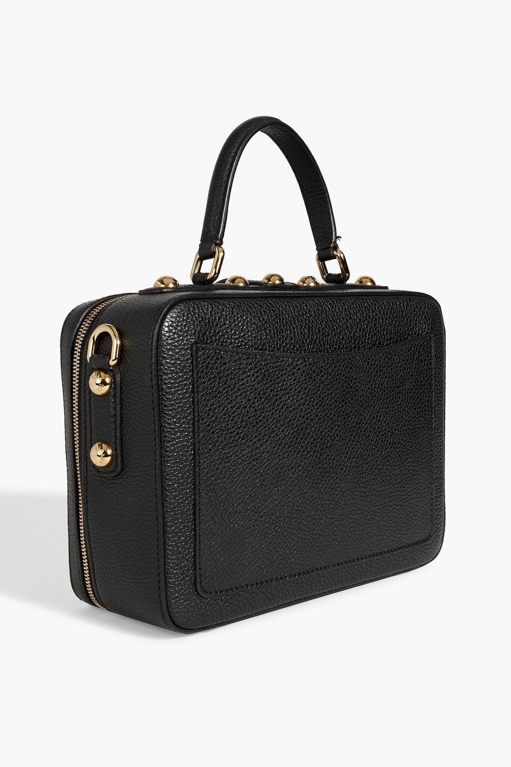 DOLCE&GABBANA Embellished pebbled-leather tote