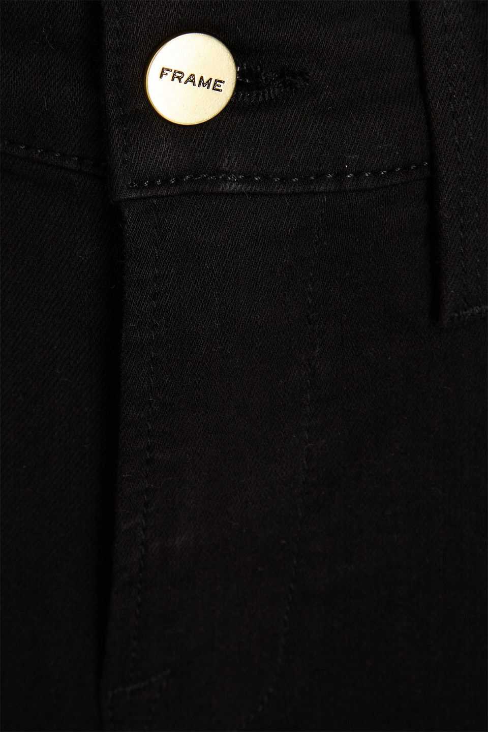Shop Frame Le High High-rise Skinny Jeans In Black