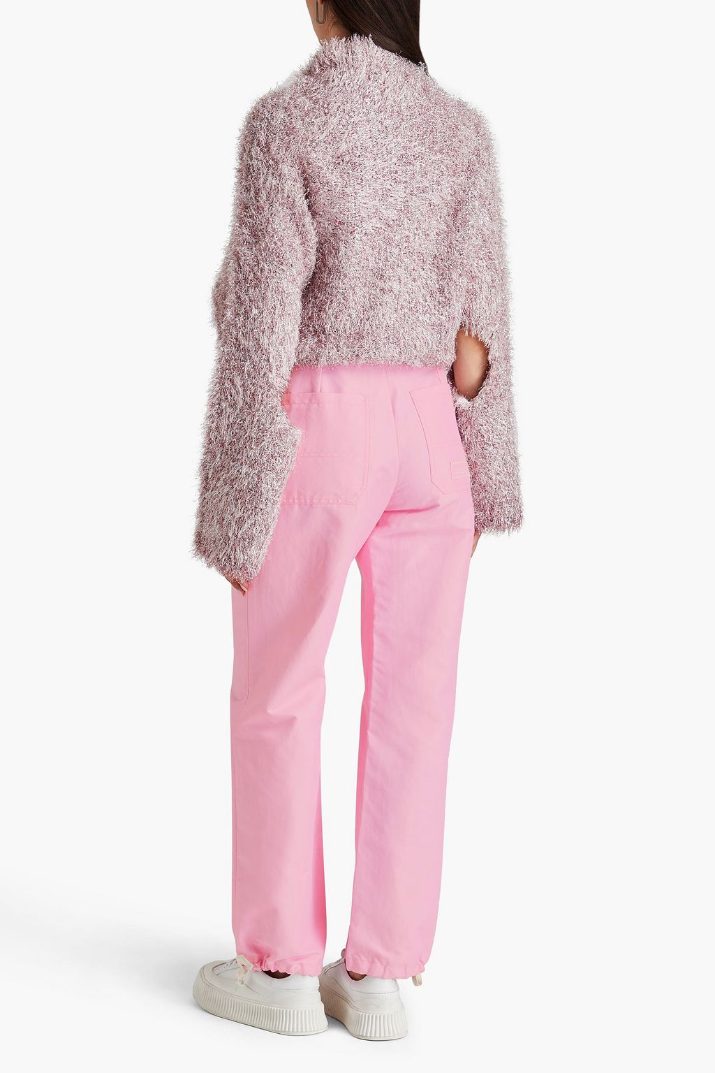 MARNI Hose mit geradem Bein aus glänzendem Twill
