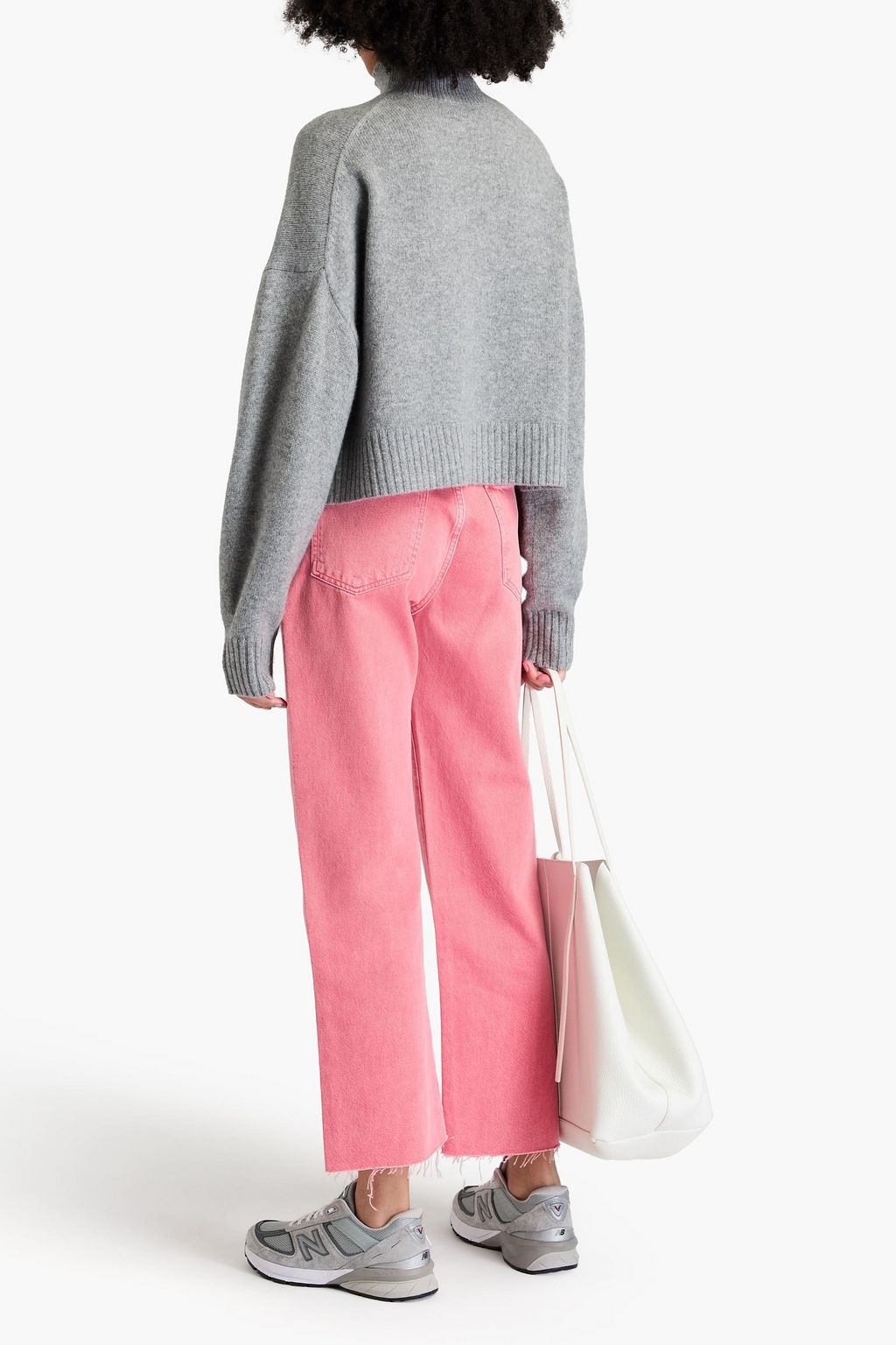 FRAME Le Jane Crop cropped high-rise straight-leg jeans