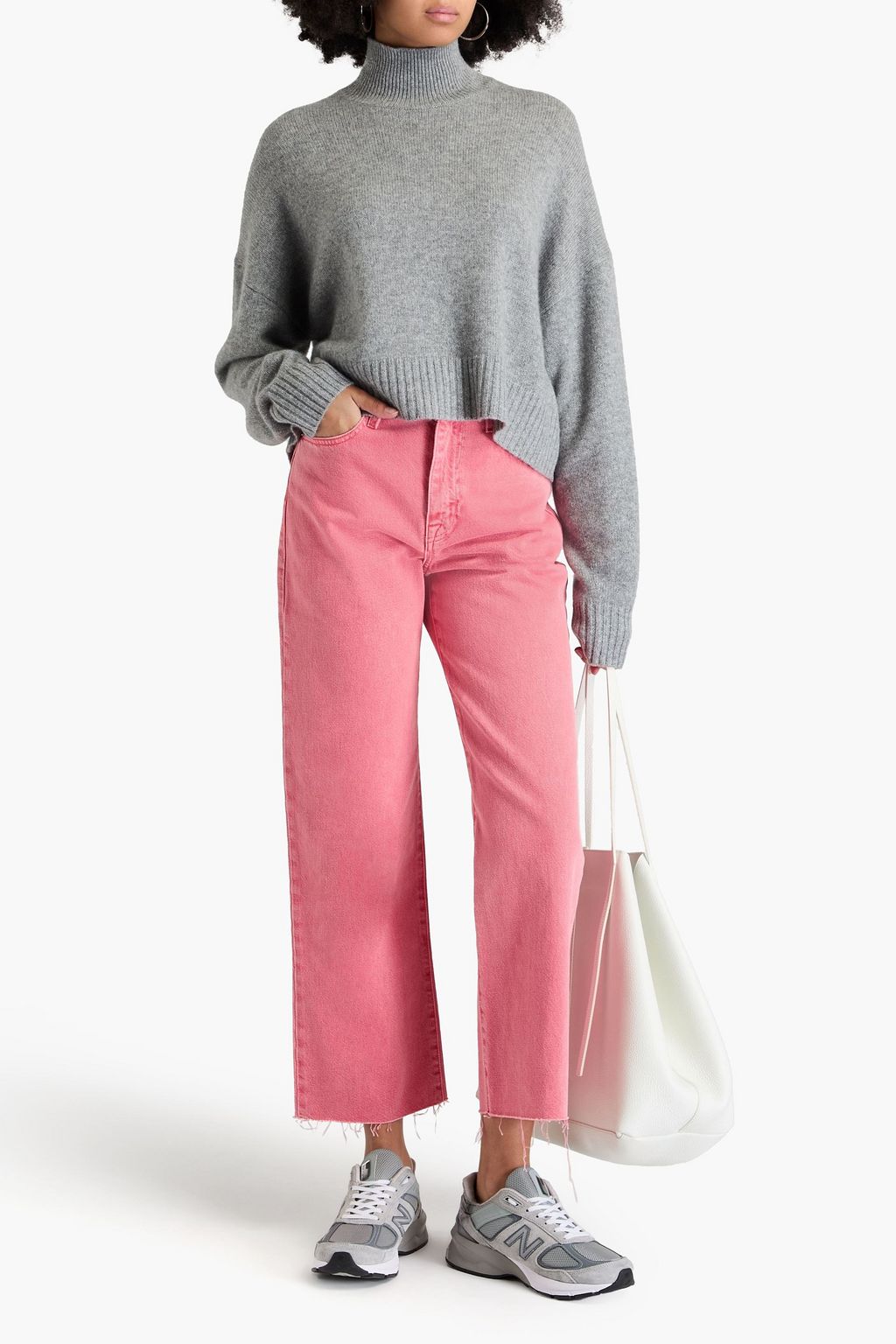 FRAME Le Jane Crop cropped high-rise straight-leg jeans