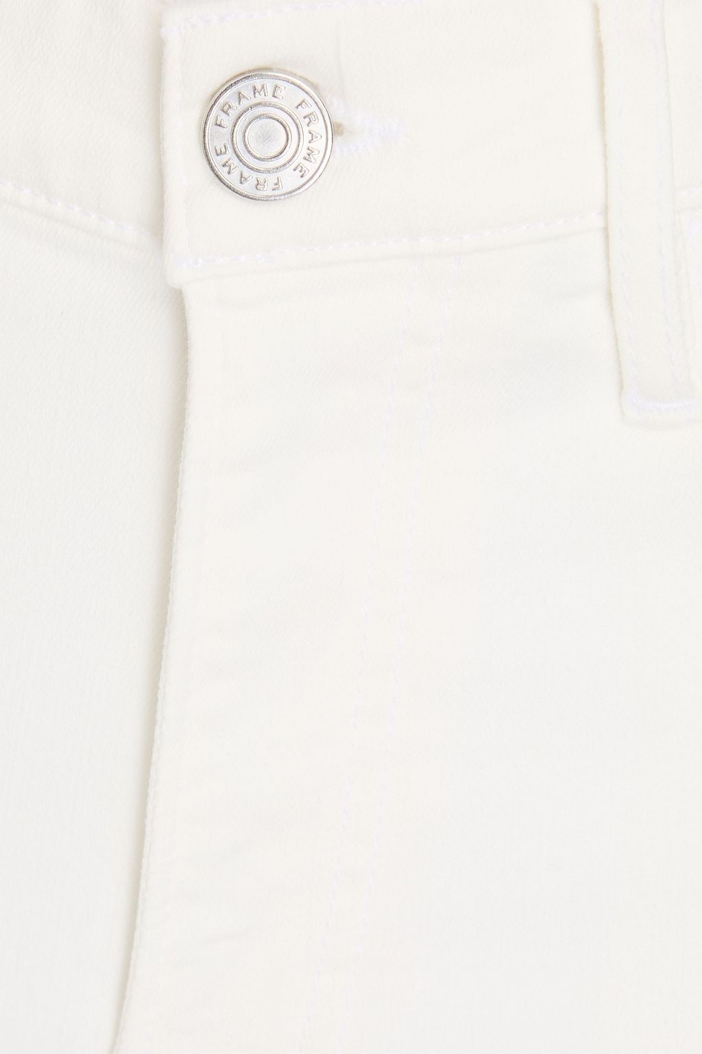 FRAME Le High cropped high-rise straight-leg jeans