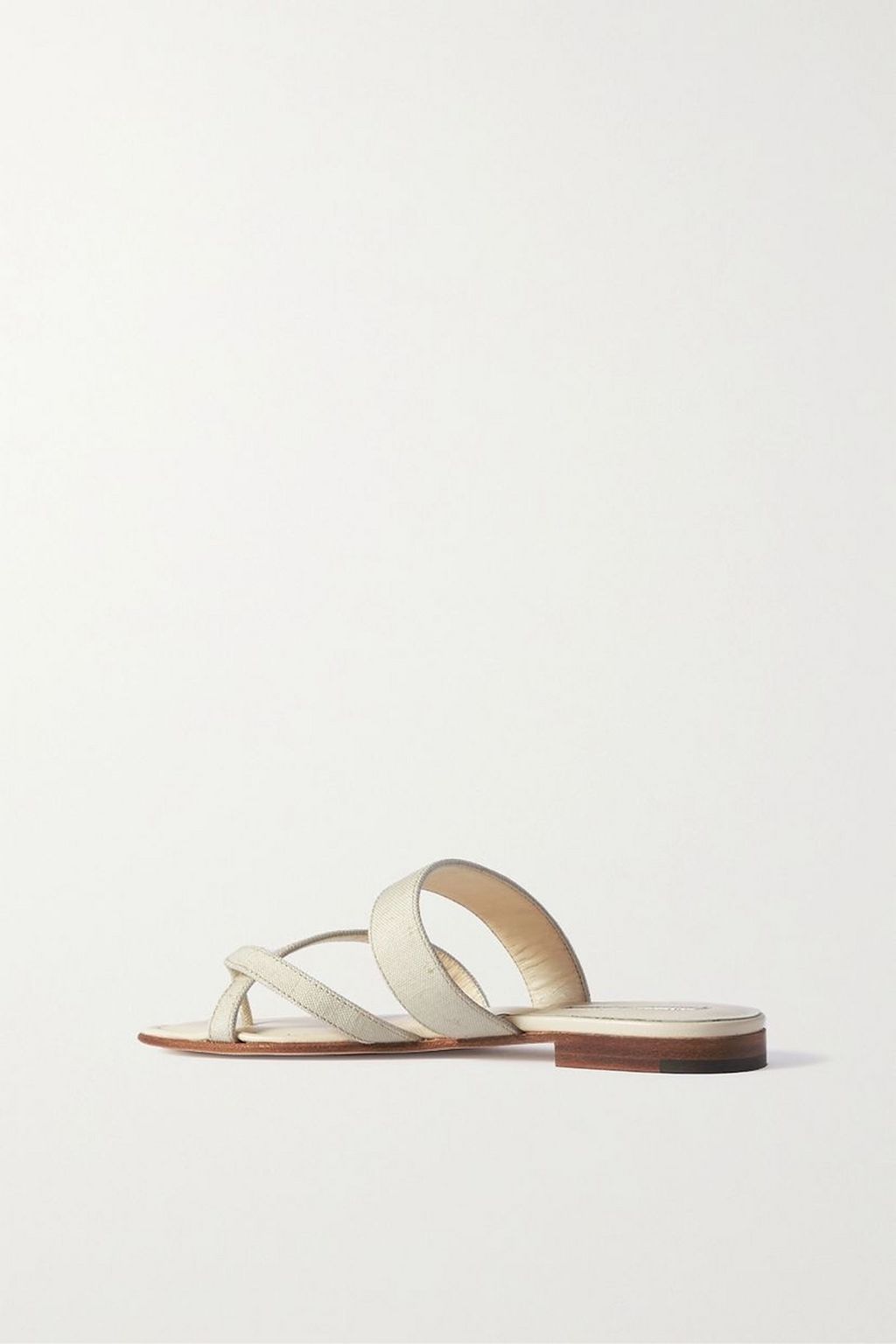 MANOLO BLAHNIK Susa linen sandals