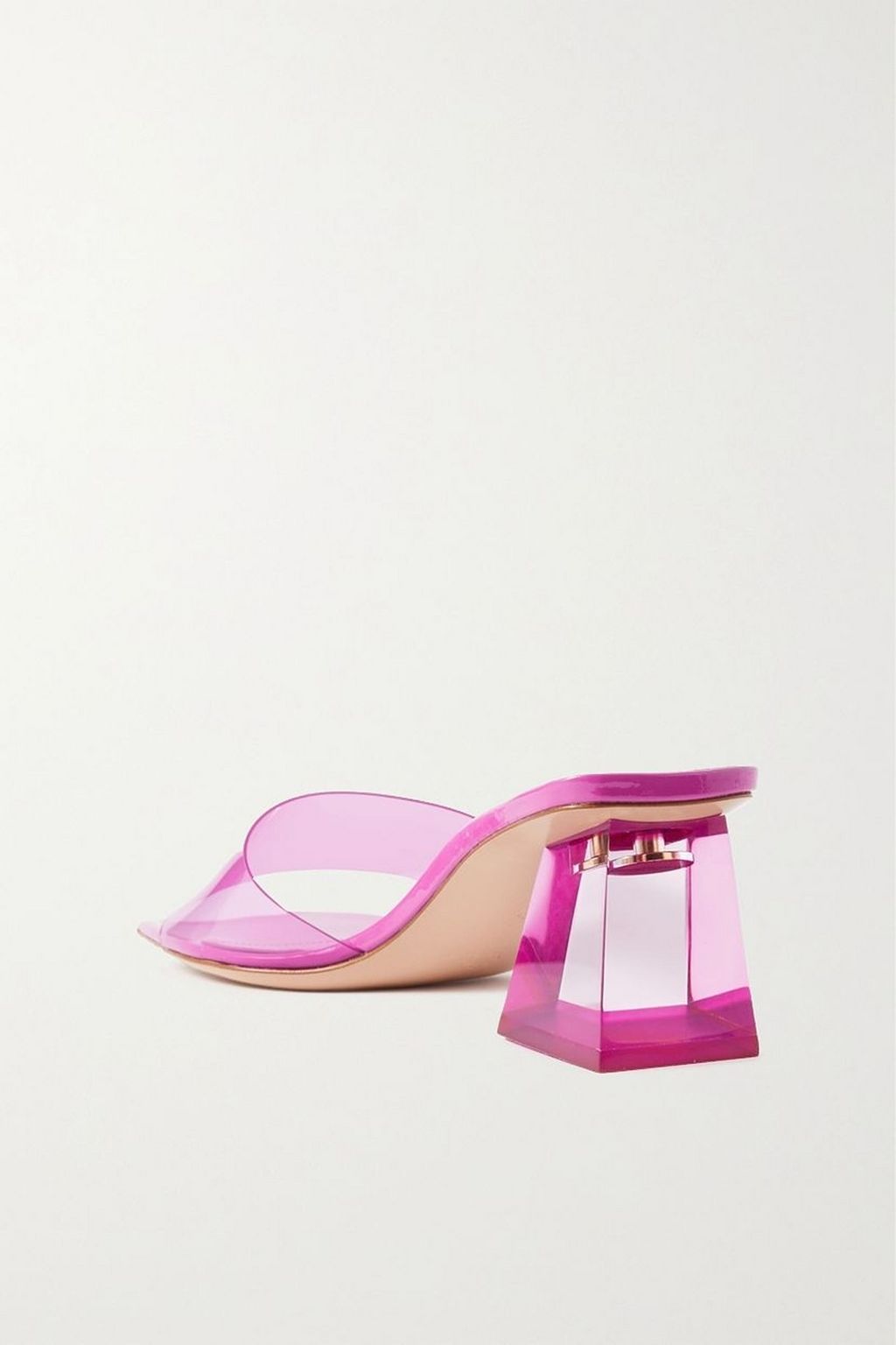 GIANVITO ROSSI Cosmic Glass 55 TPU mules