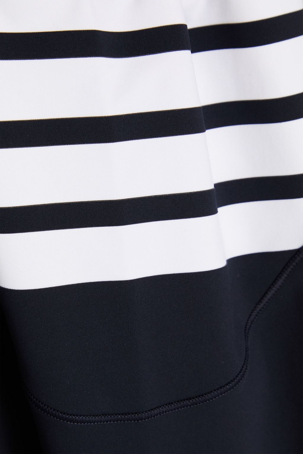 THOM BROWNE Cropped striped stretch tights