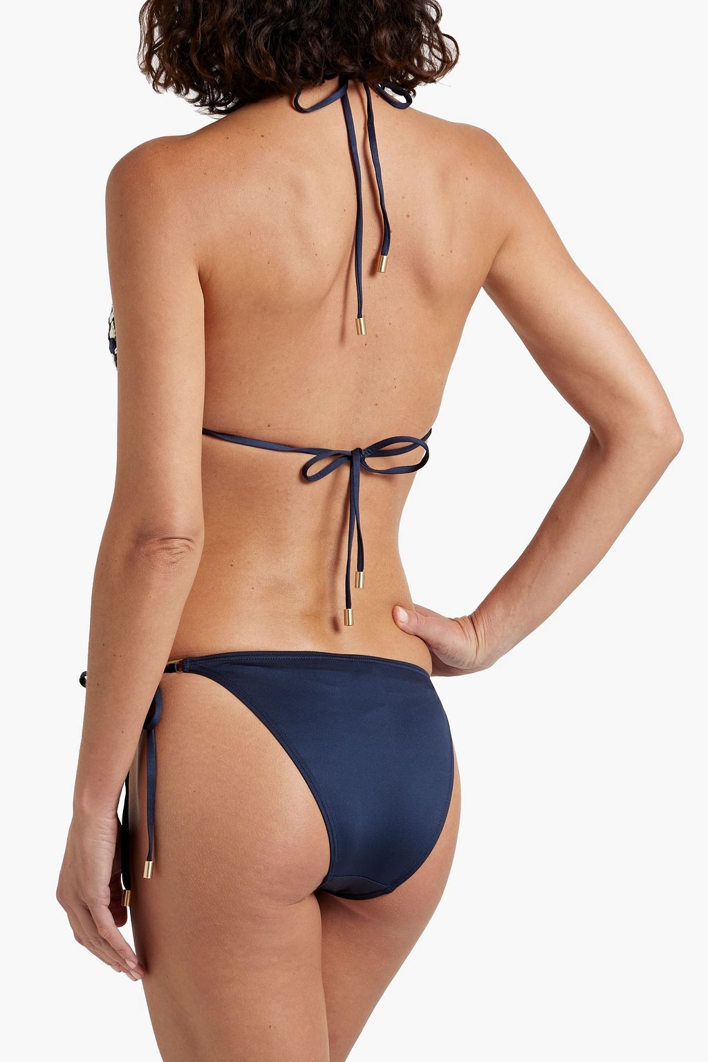 ZIMMERMANN Chintz crocheted cotton and stretch bikini