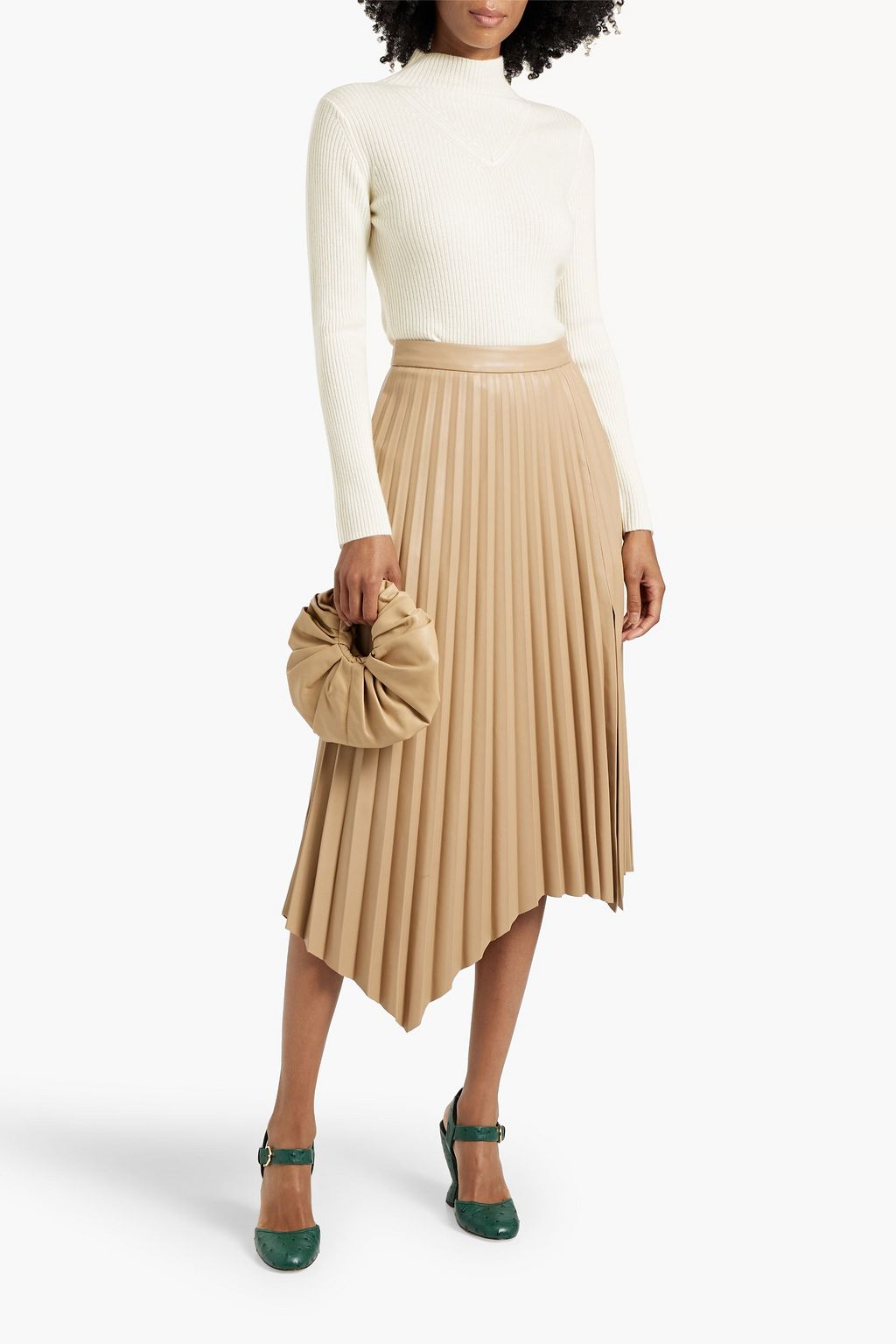 ARCH4 Pia ribbed cashmere turtleneck sweater