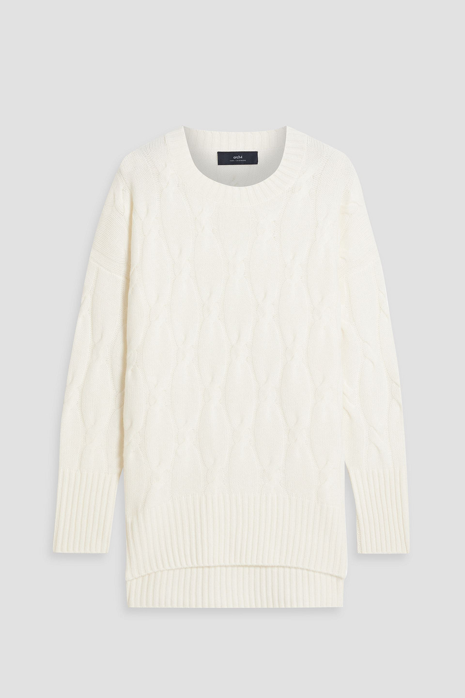 Arch4 - Whitsand Bay cable-knit cashmere sweater - White - L