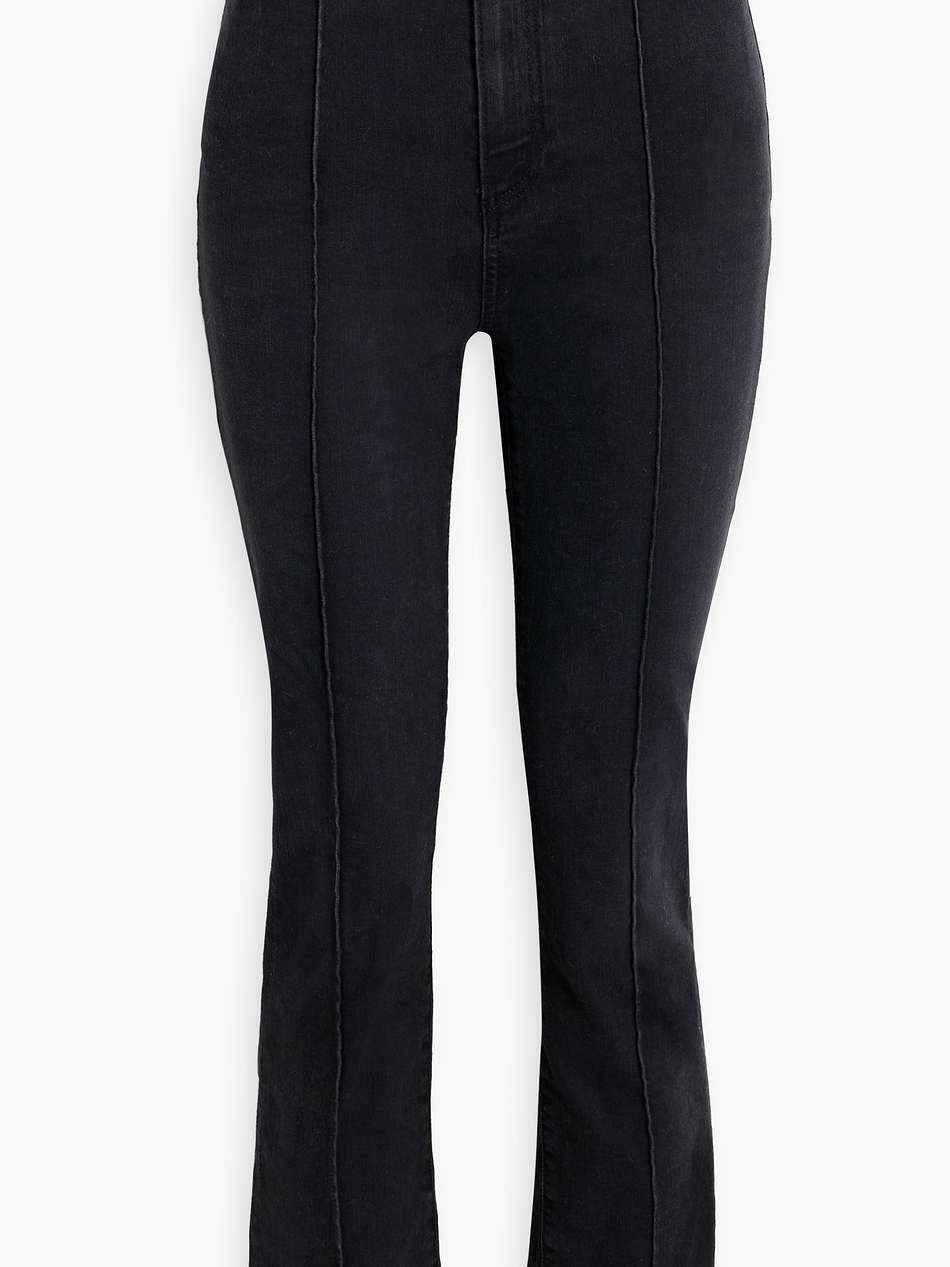 cindy distressed high-rise slim-leg jeans