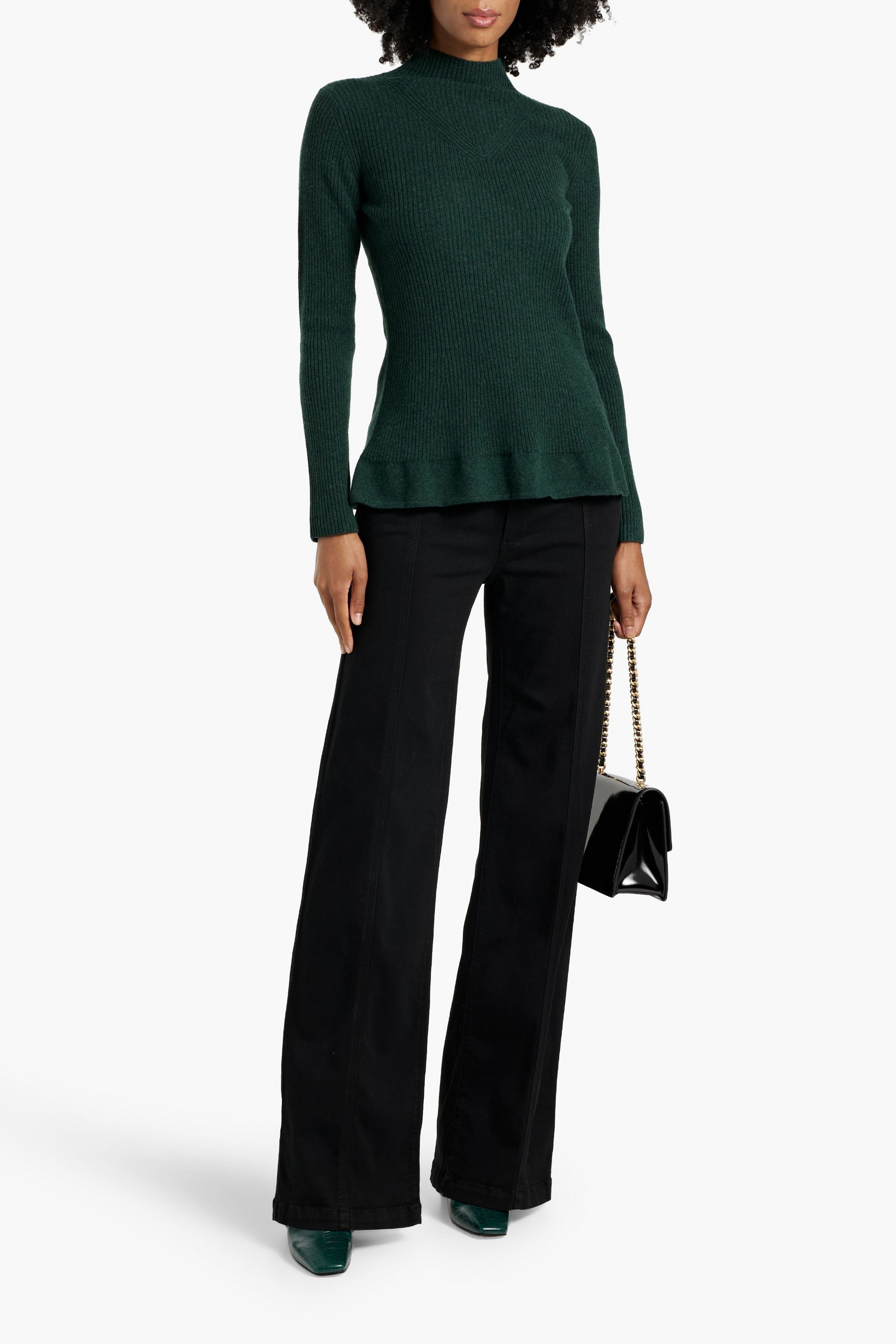 arch4 Pia ribbed cashmere turtleneck sweater