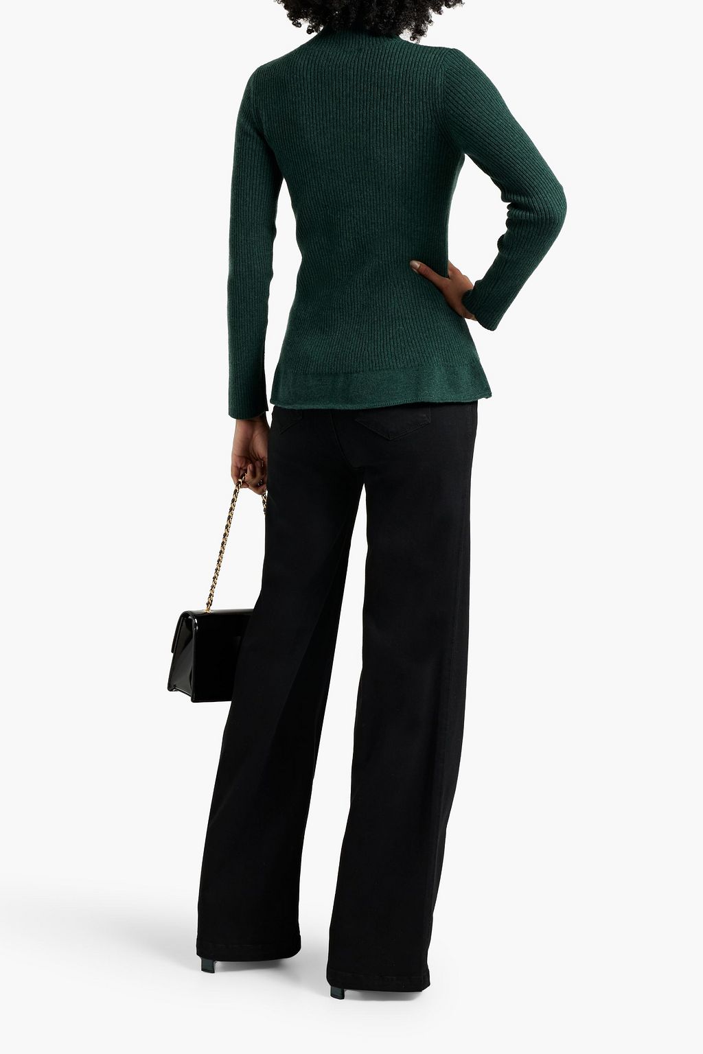 PAIGE Brooklyn high-rise wide-leg jeans